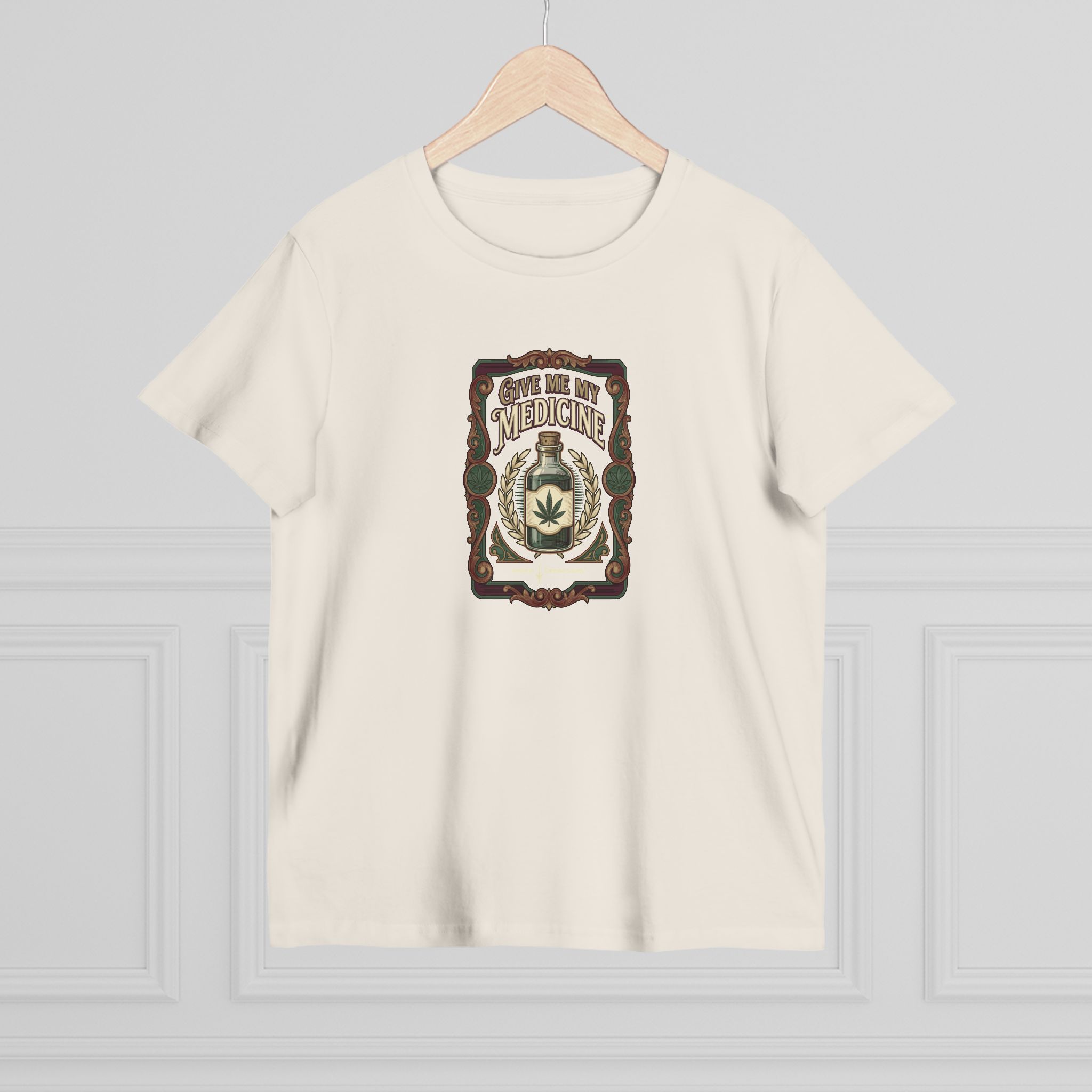 Give Me My Medicine™ Women's Maple Tee – Natural, view 4