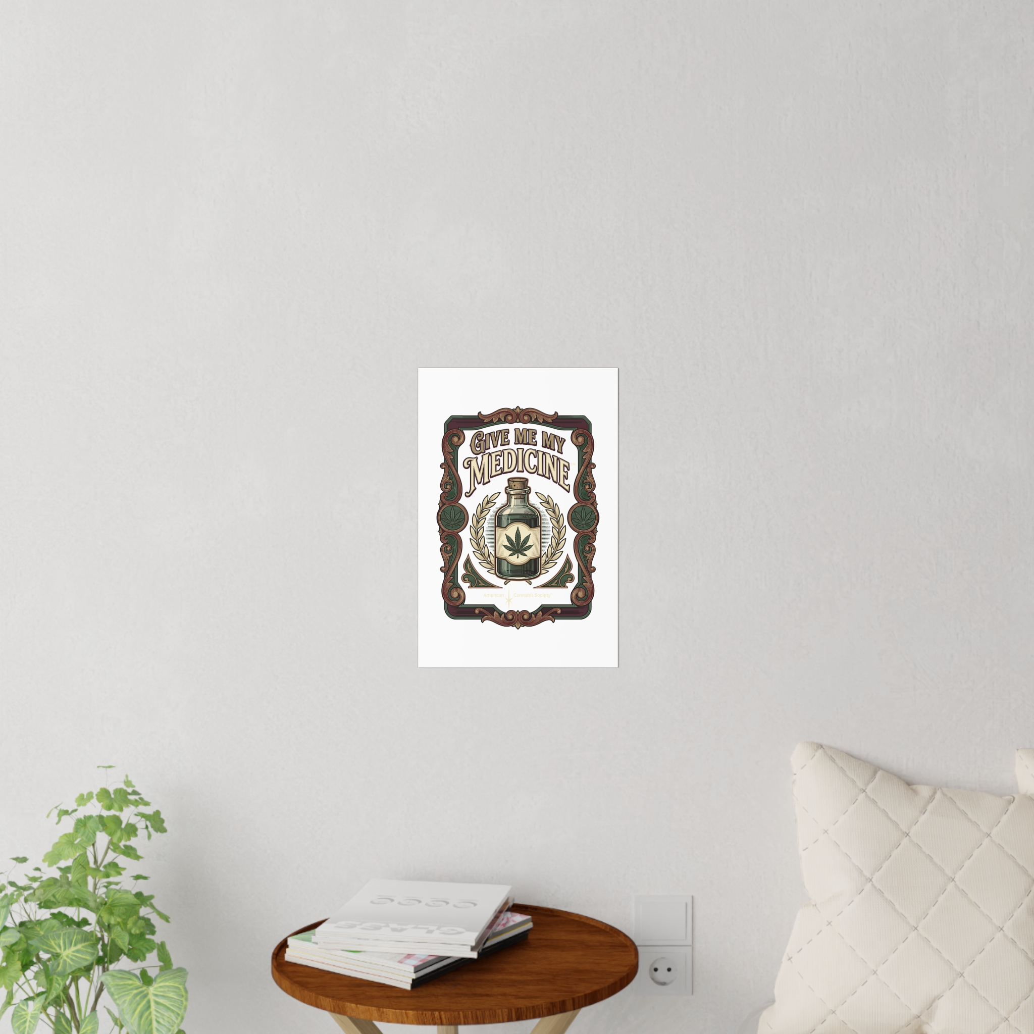 Give Me My Medicine™ Wall Decal – 12" x 18" – view 3