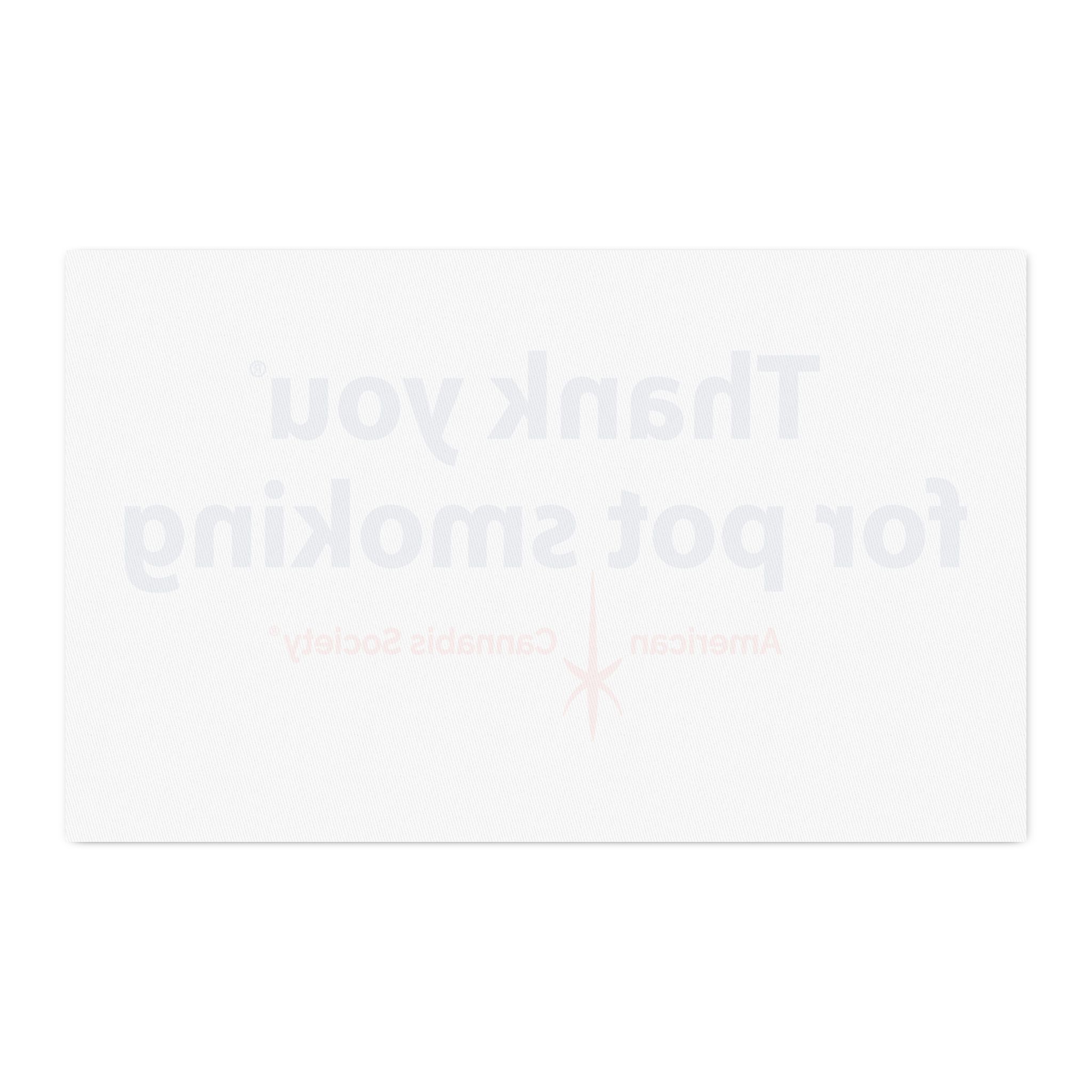 Thank You For Pot Smoking® Cotton Twill Fabric by the Yard – 29'' × 18'', view 2