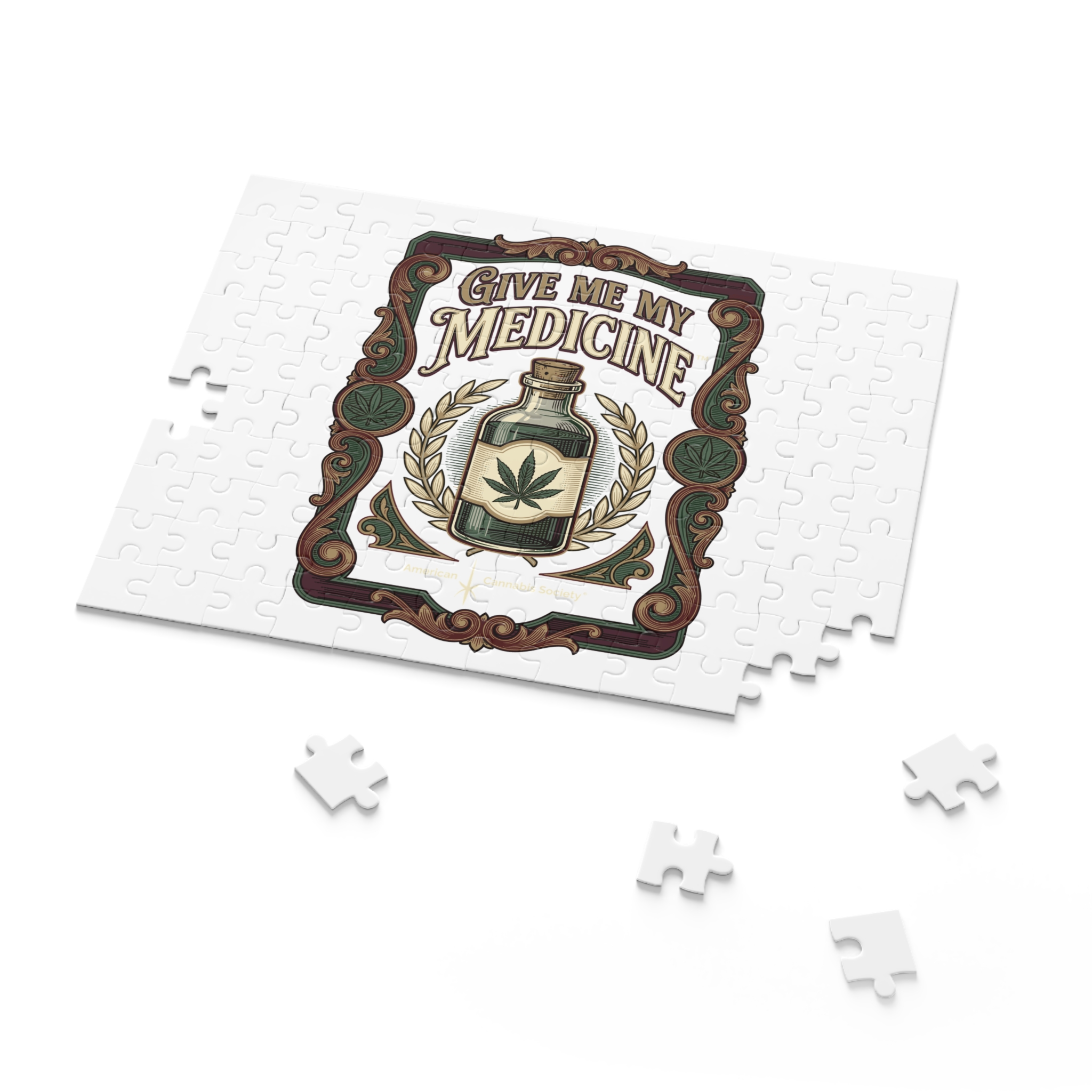 Give Me My Medicine™ Jigsaw Puzzle in Gift Box – 10" × 8" (120 pcs) – view 4