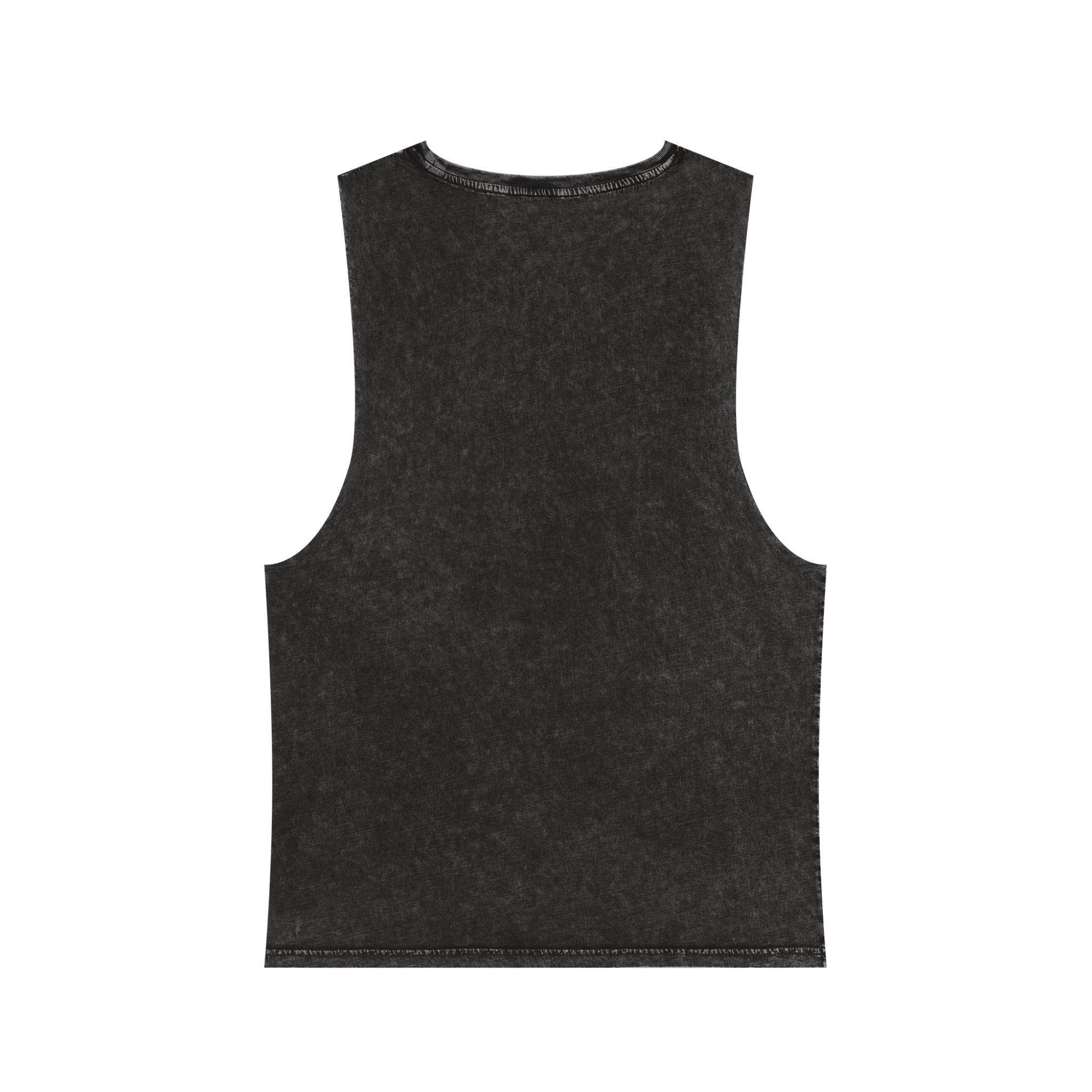 Give Me My Medicine™ Unisex Stonewash Tank Top – Black Stone – view 2