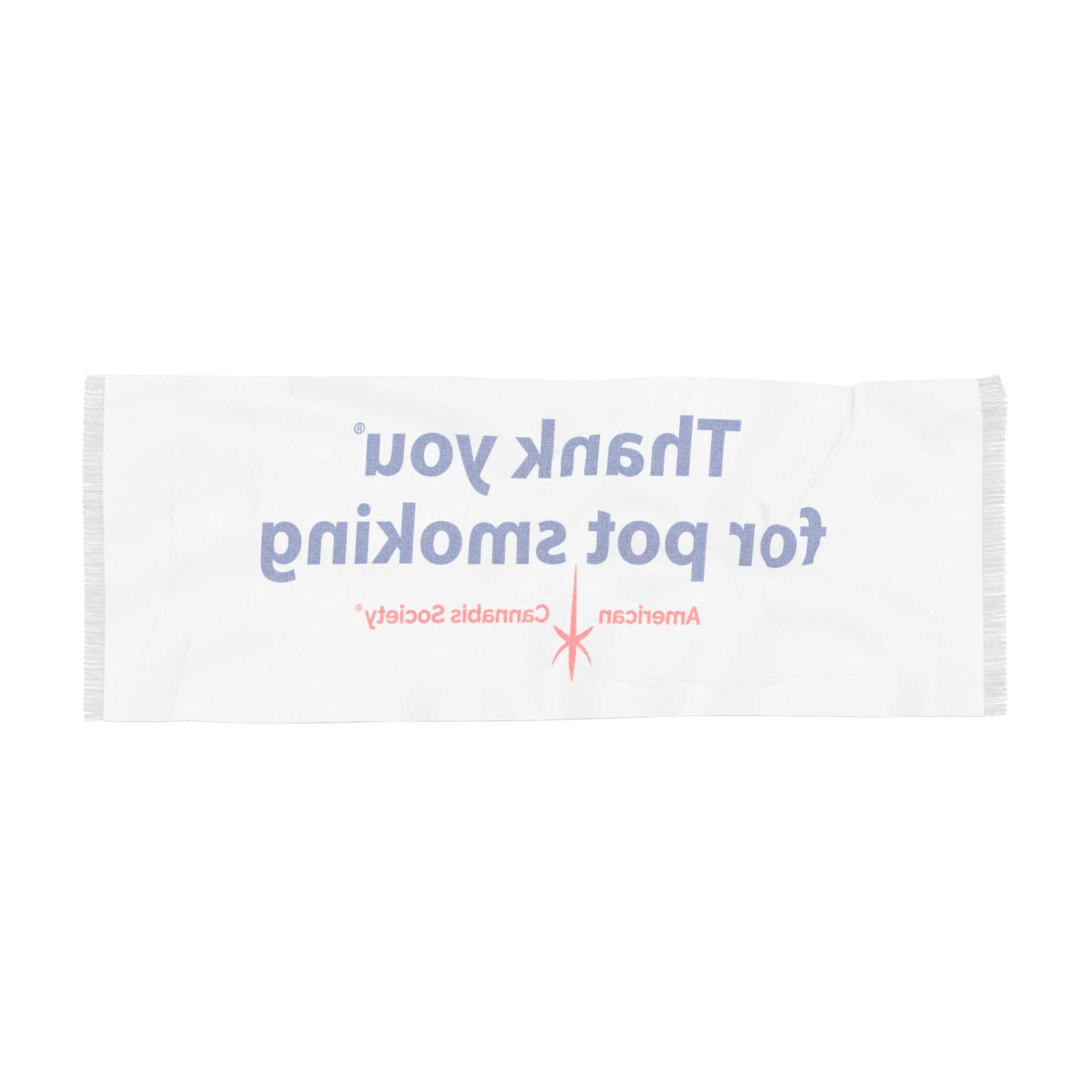 Thank You For Pot Smoking® Light Scarf – view 1