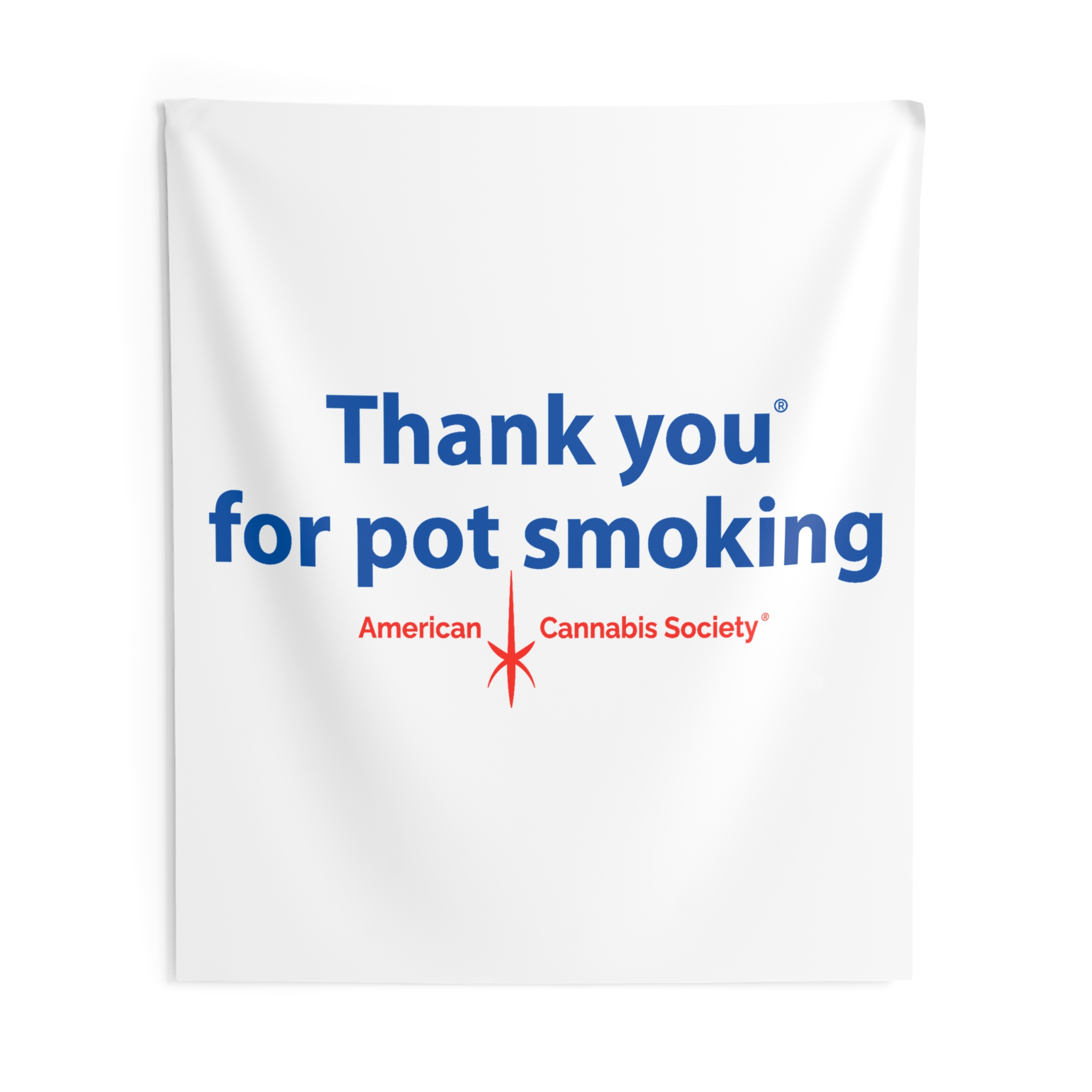Thank You For Pot Smoking® Wall Tapestry — American Cannabis Society® Indoor Wall Hanging - Image 8