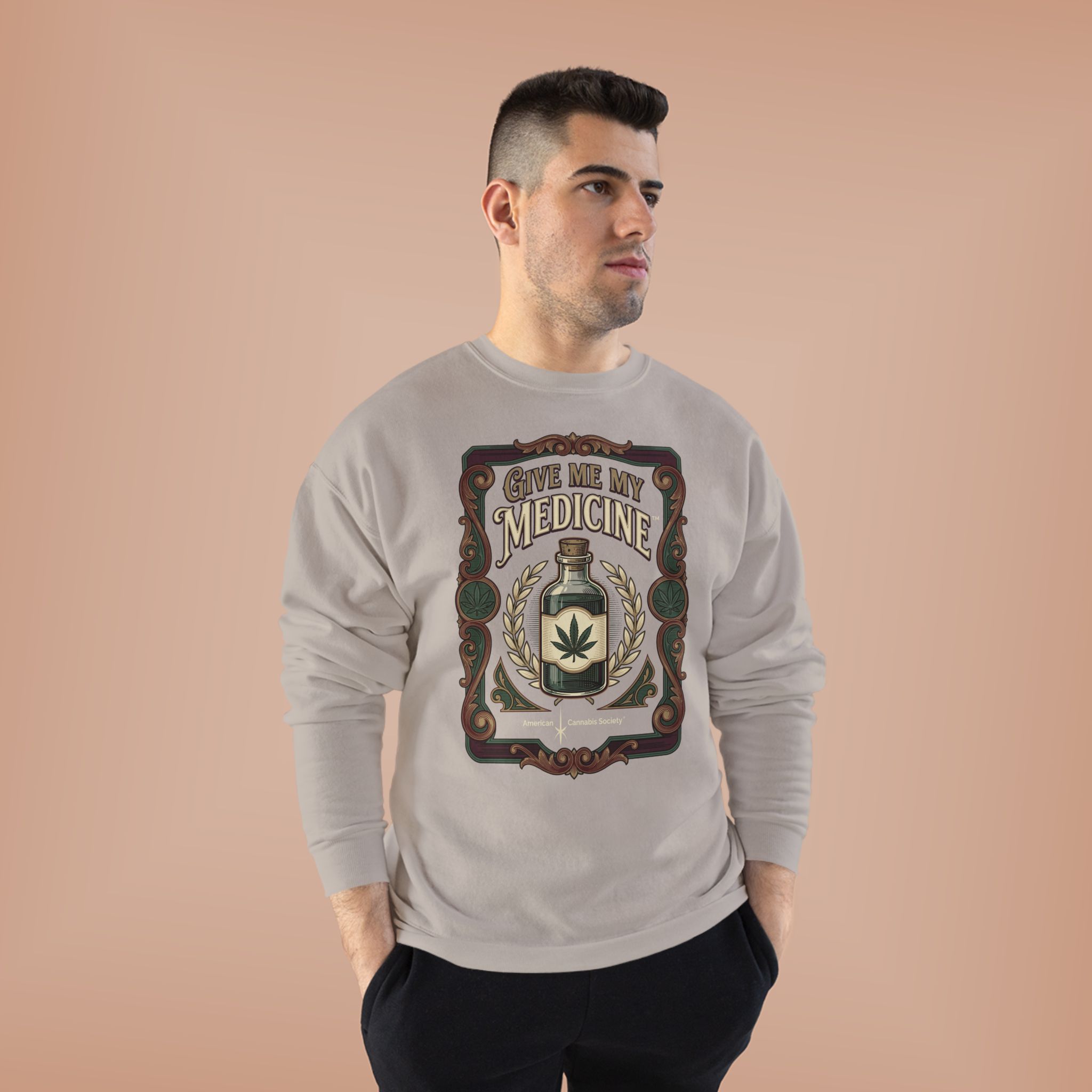 Give Me My Medicine™ Crewneck Sweatshirt – Sand, view 4