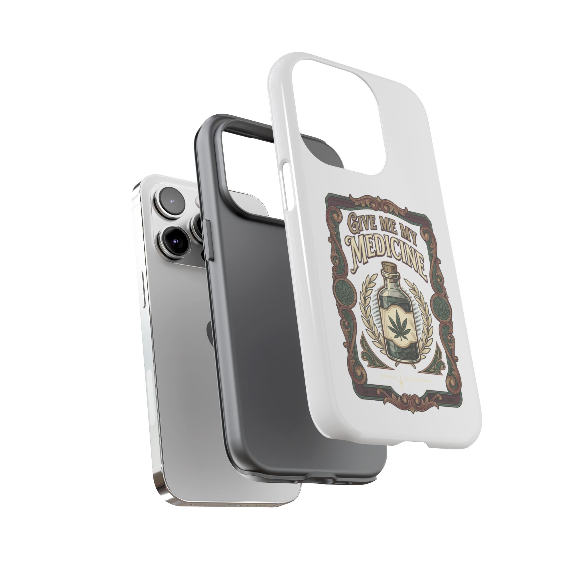 Give Me My Medicine™ Dual-Layer Tough Case – iPhone 14 Pro / Glossy – view 3