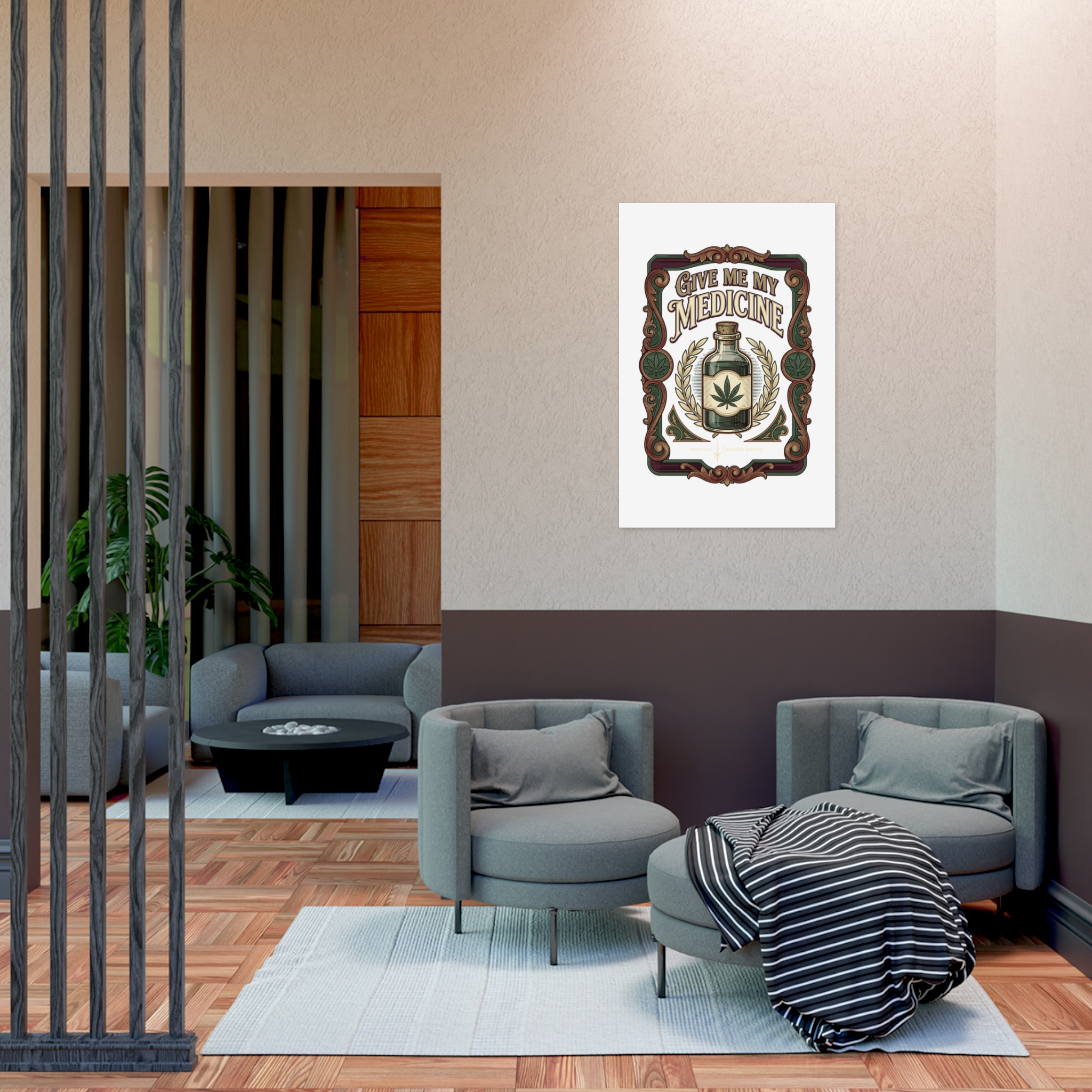 Give Me My Medicine™ Uncoated Poster – 20″ x 30″ (Vertical) – view 3