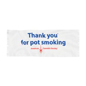 Thank You For Pot Smoking® Light Scarf – 27" × 71''