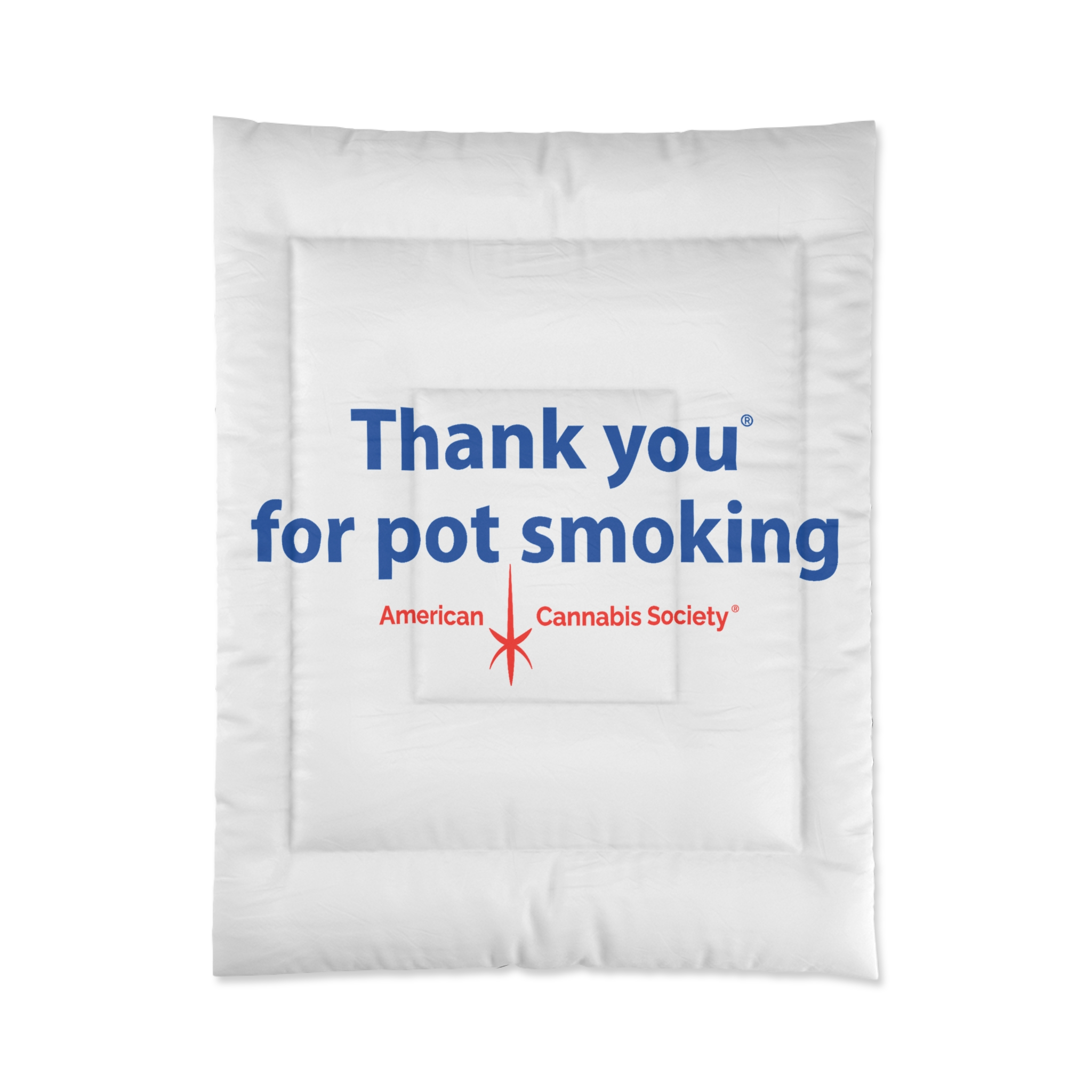 Thank You For Pot Smoking® Comforter — American Cannabis Society® Bedding - Image 7
