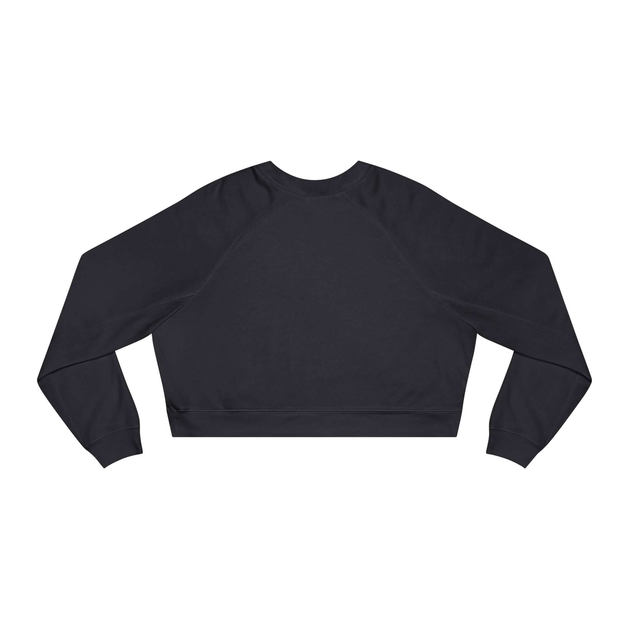 Thank You For Pot Smoking® Desert Chief Women's Cropped Fleece Pullover – Dark Grey – view 2