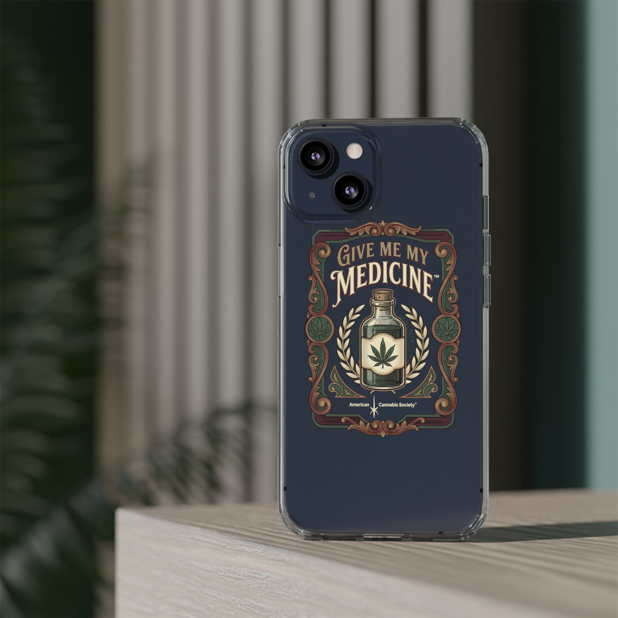 Give Me My Medicine™ Clear Impact-Resistant Phone Case – iPhone 13 – view 3
