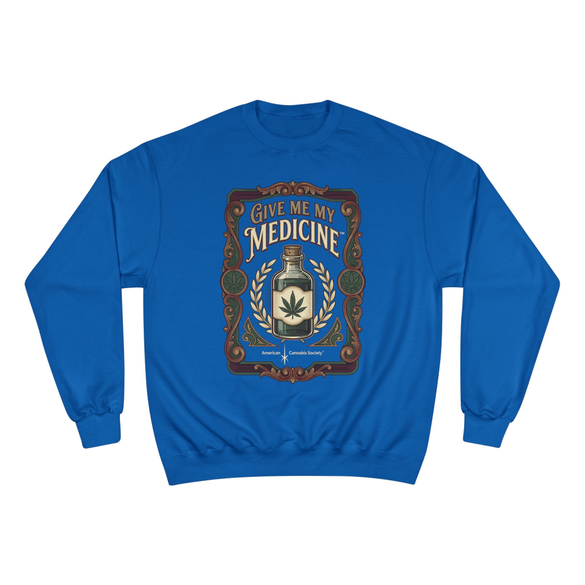 Give Me My Medicine™ Heavyweight Crewneck Sweatshirt – Royal Blue