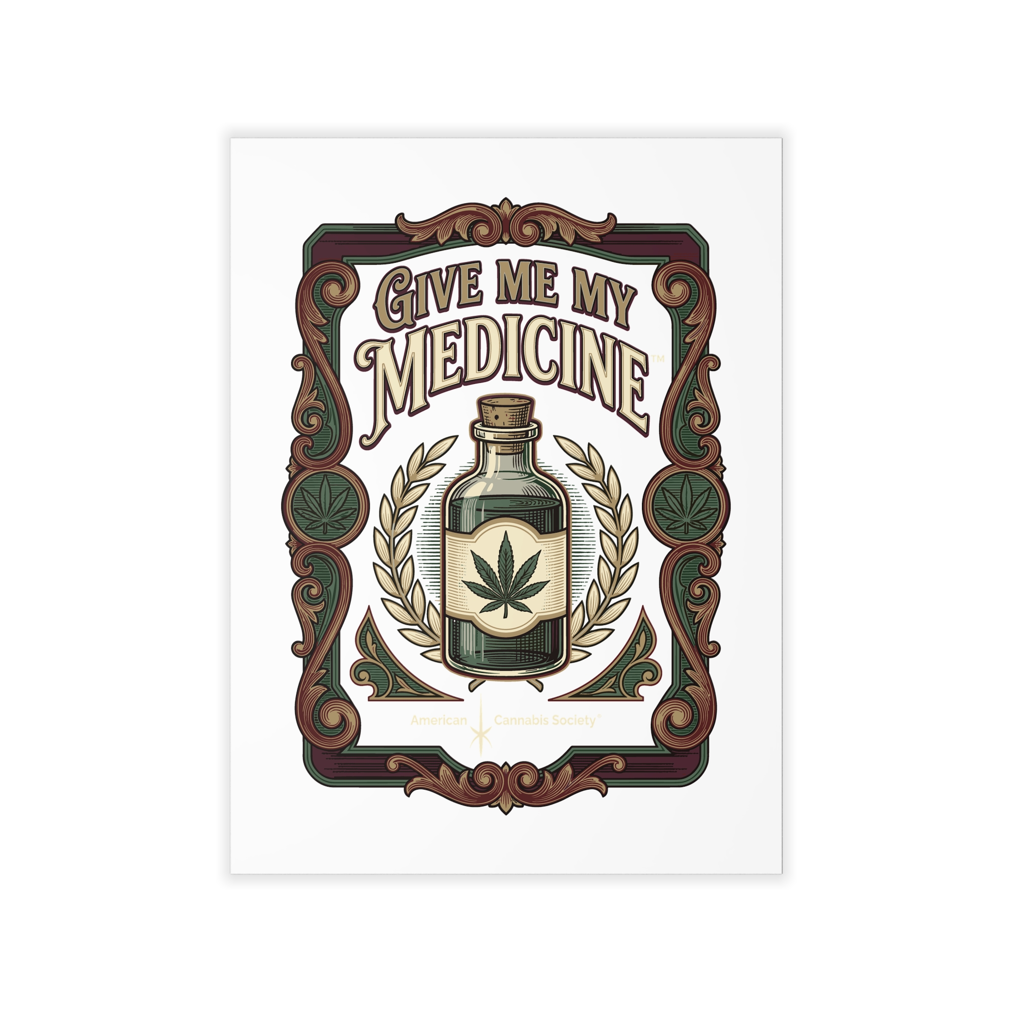 Give Me My Medicine™ Wall Decal – 18" x 24"