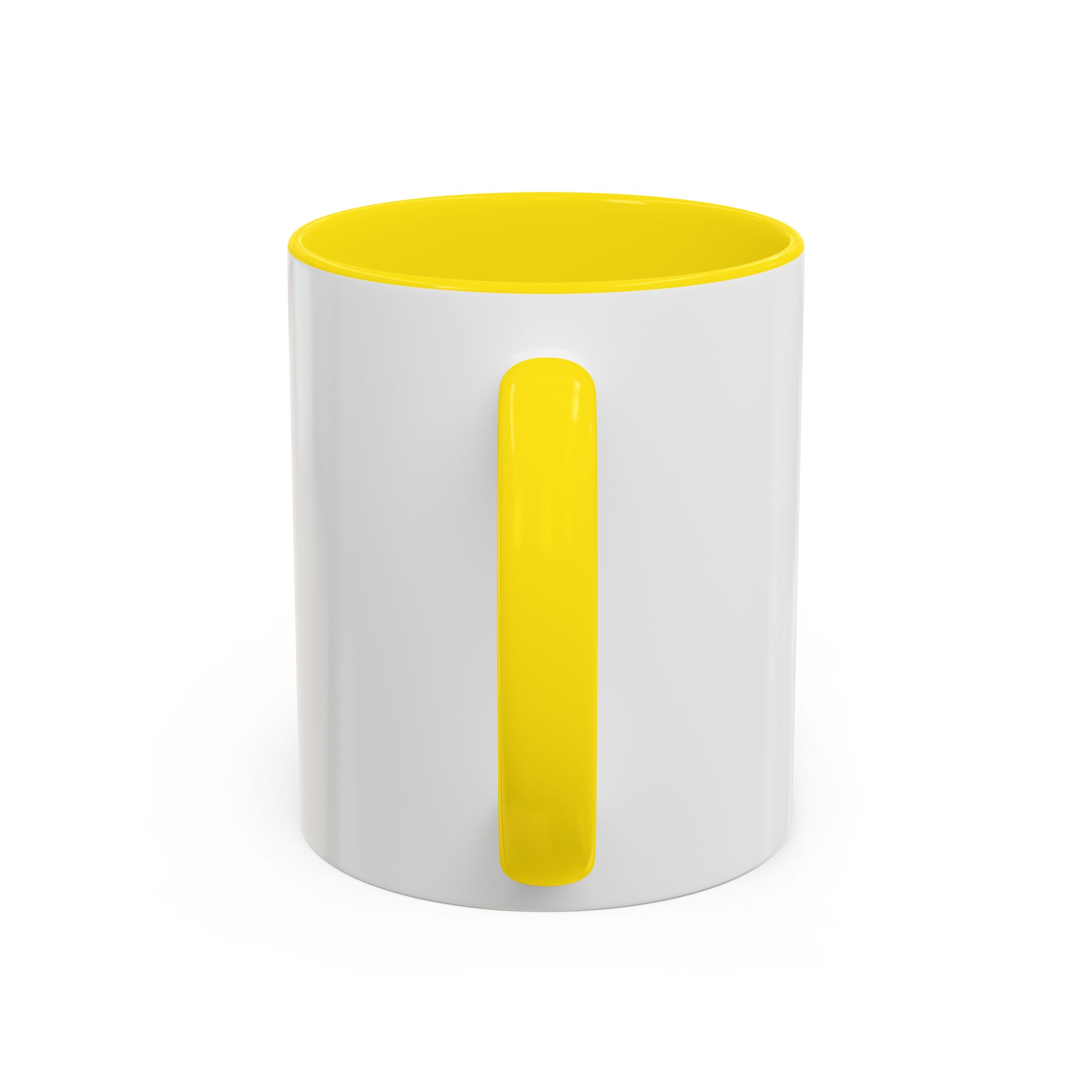 Thank You For Pot Smoking® Colored Interior Coffee Mug – Yellow – view 4