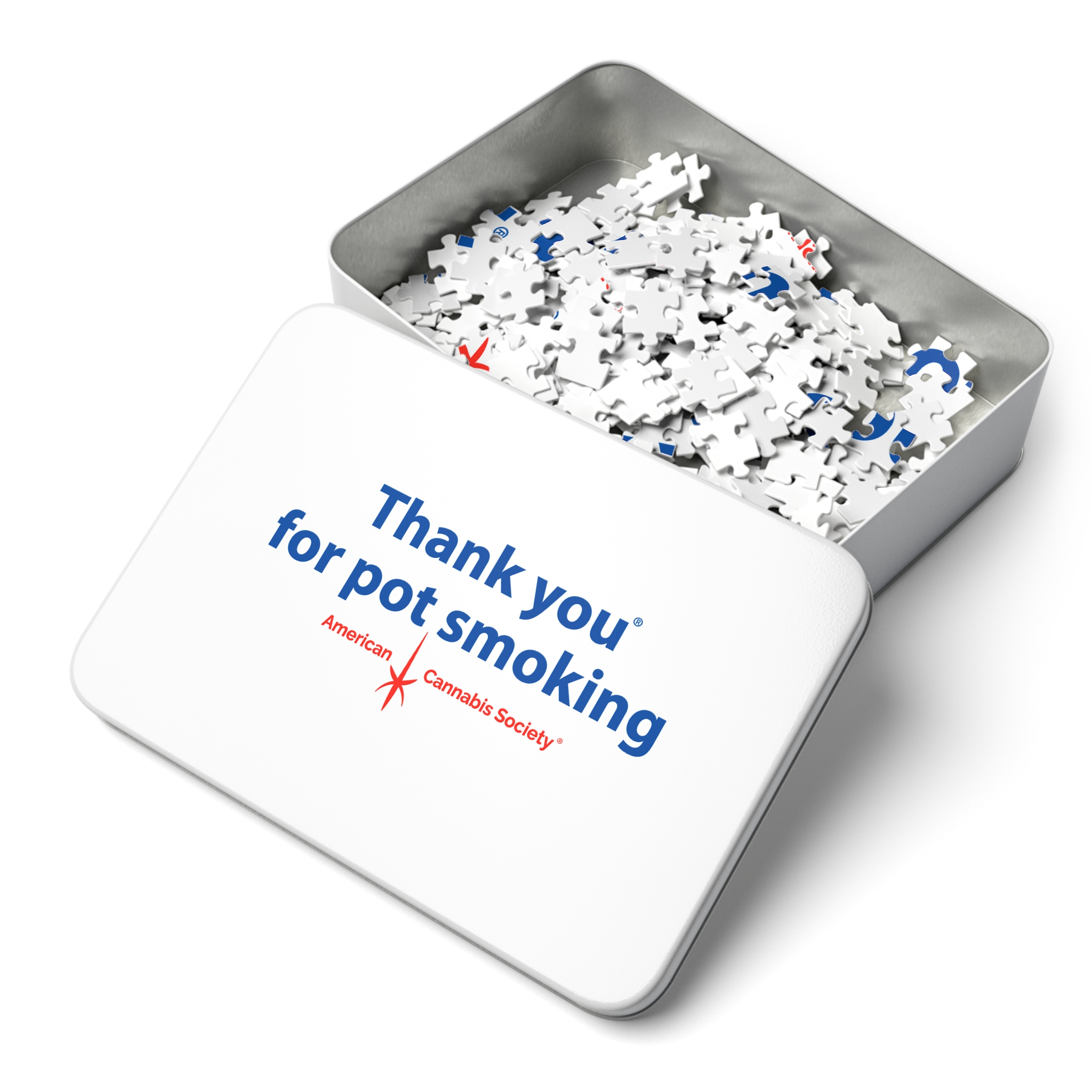 Thank You For Pot Smoking® Jigsaw Puzzle with Tin — American Cannabis Society® 30 to 2000 Pieces - Image 6