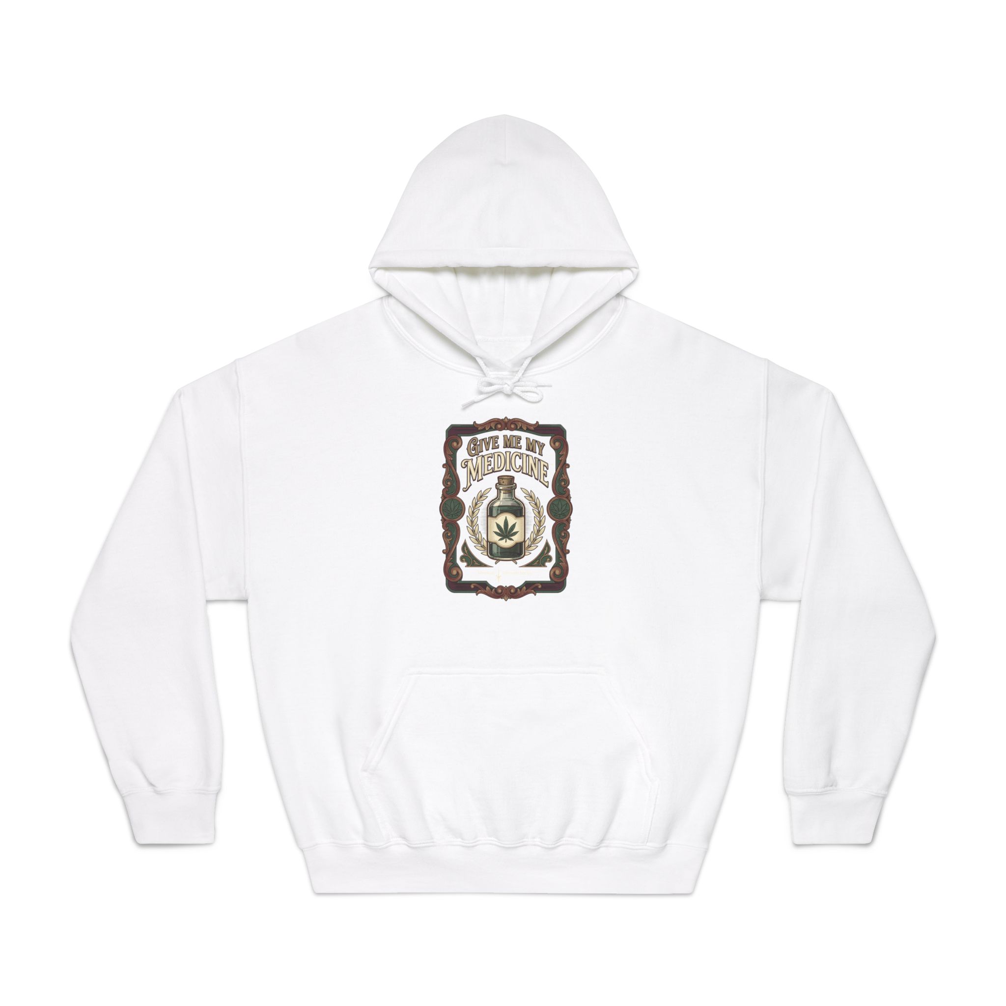 Give Me My Medicine™ Unisex Classic Hoodie – White