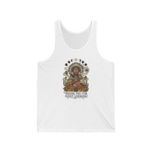 Thank You For Pot Smoking® Desert Chief Unisex Jersey Tank – White