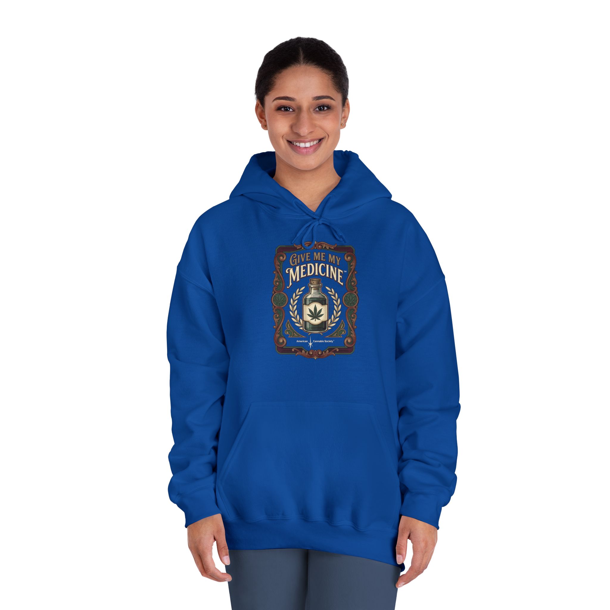 Give Me My Medicine™ Unisex Classic Hoodie – Royal – view 4