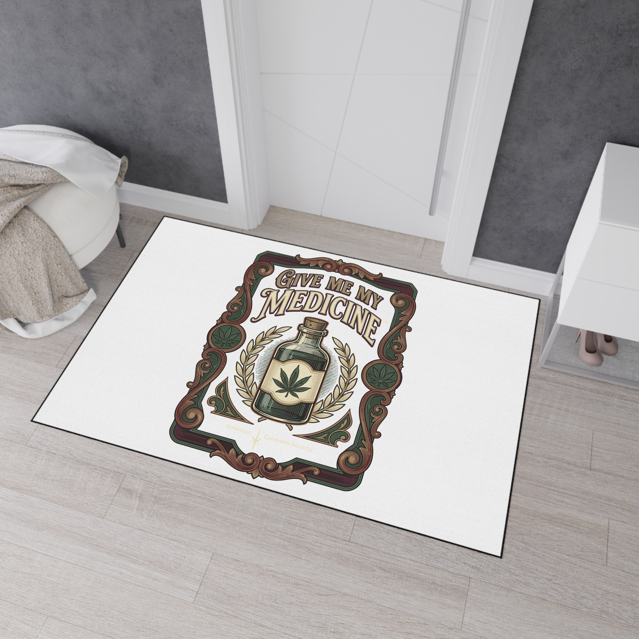 Give Me My Medicine™ Heavy Duty Floor Mat – 48" × 72" – view 4