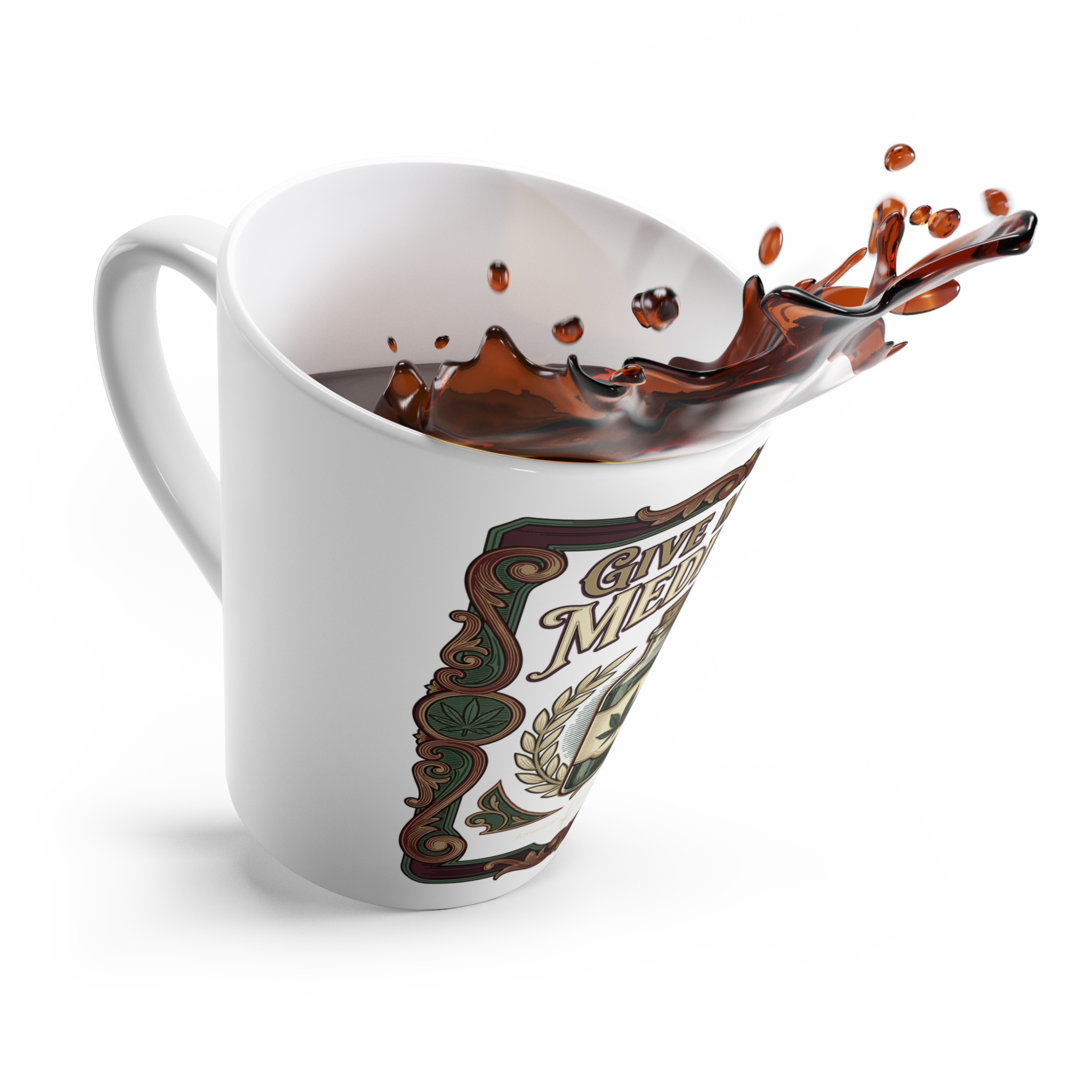 Give Me My Medicine™ Latte Mug – 12oz – view 4
