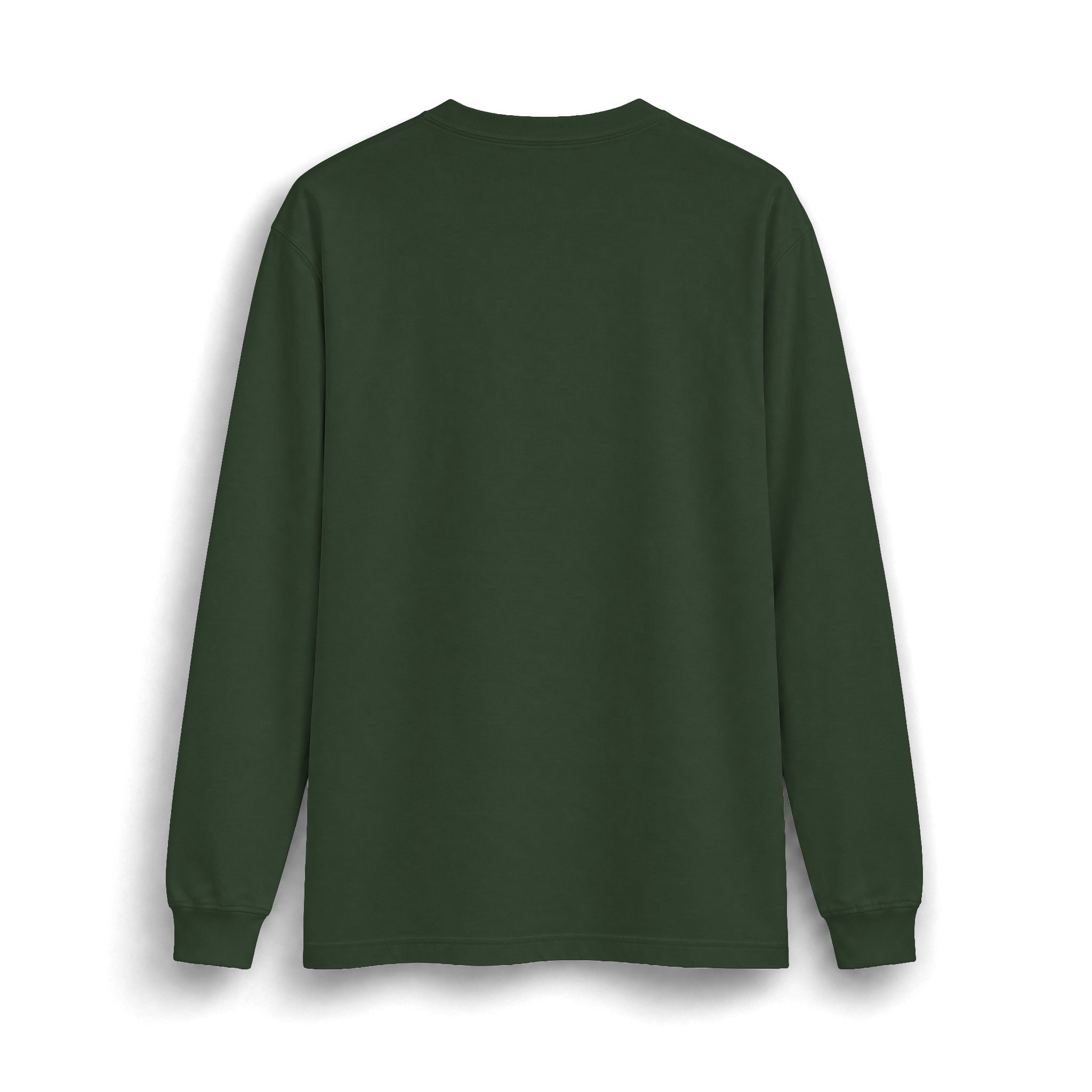 Thank You For Pot Smoking® Max Heavyweight Long Sleeve Tee – Hunter Green – view 2