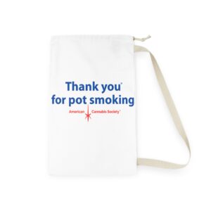 Thank You For Pot Smoking® Laundry Bag – 18″ × 29″