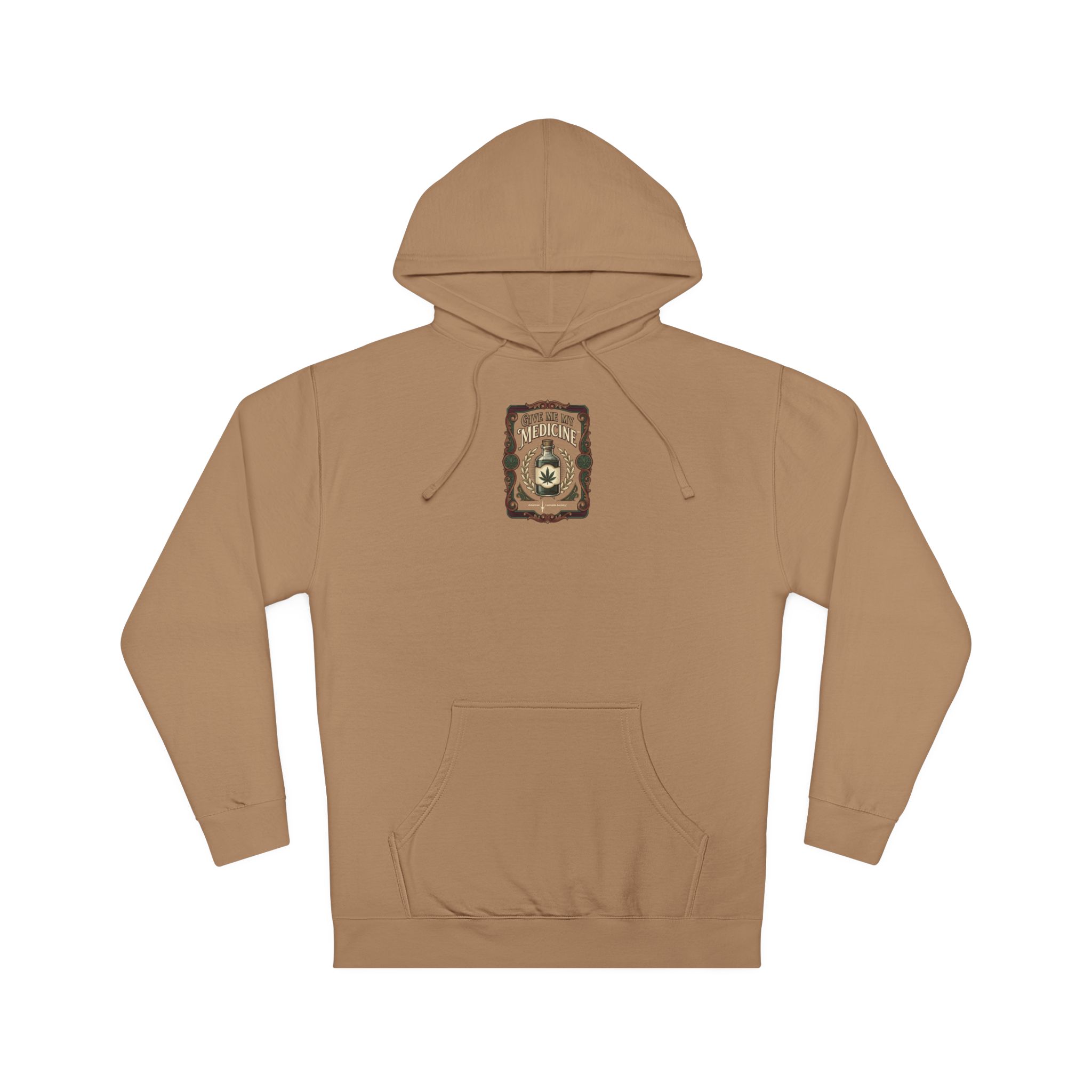 Give Me My Medicine™ Unisex Midweight Hoodie – Sandstone