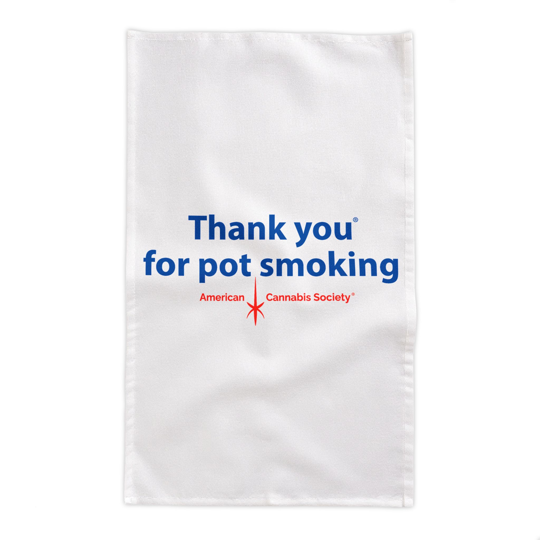 Thank You For Pot Smoking® Tablecloth – 58″ × 102″, Cotton Twill