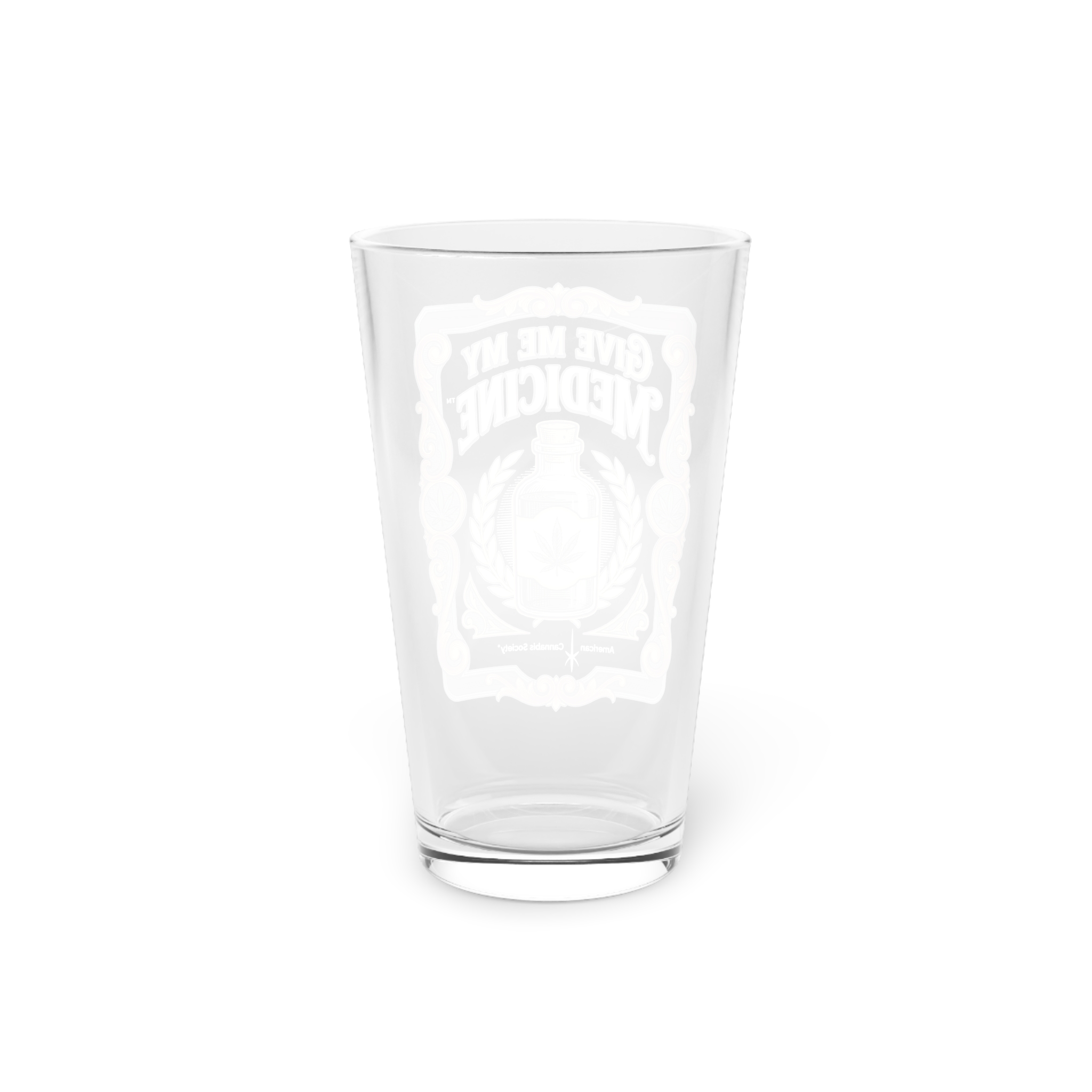 Give Me My Medicine™ Pint Glass, 16oz – 16oz – view 4