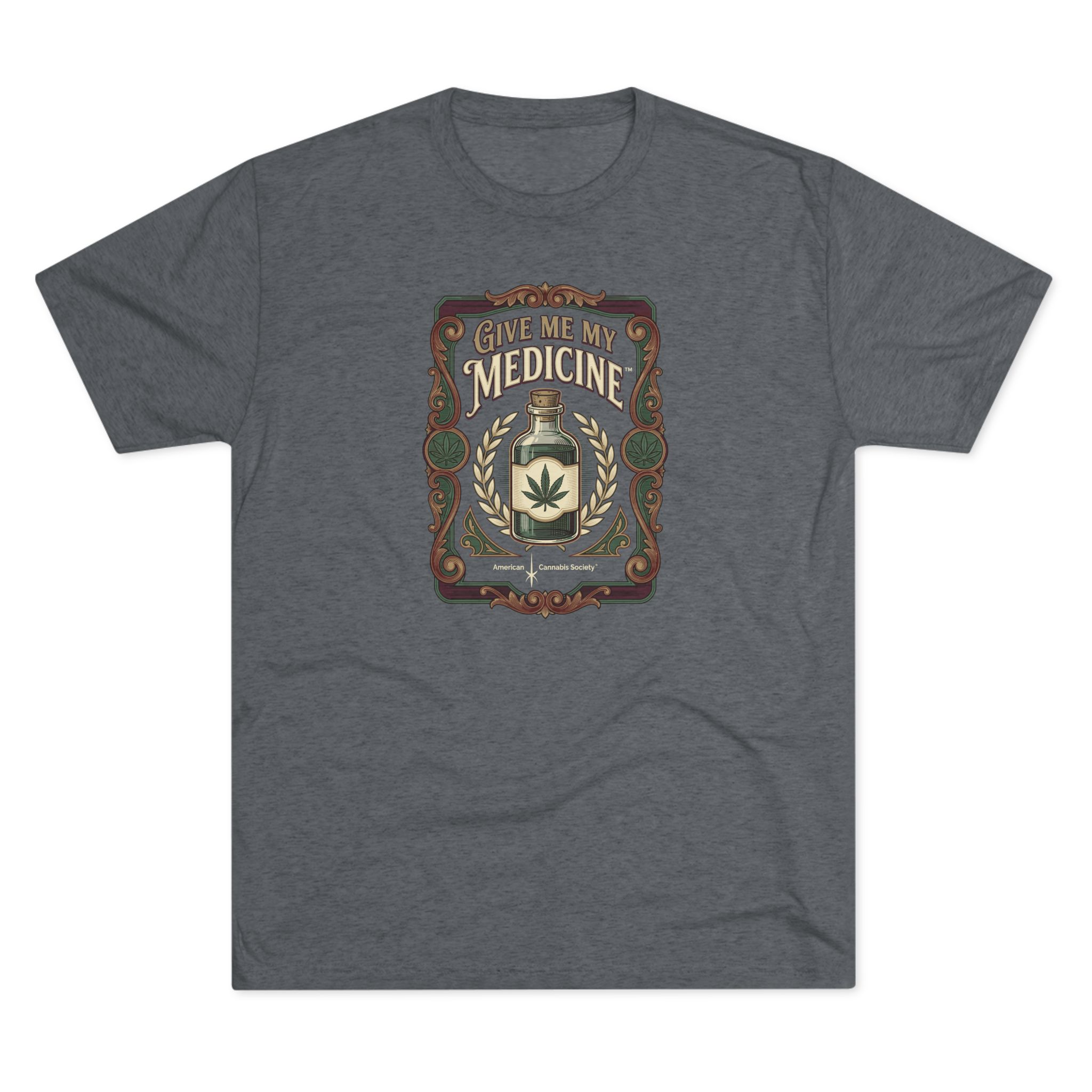 Give Me My Medicine™ Unisex Tri-Blend Crew Tee – Tri-Blend Premium Heather