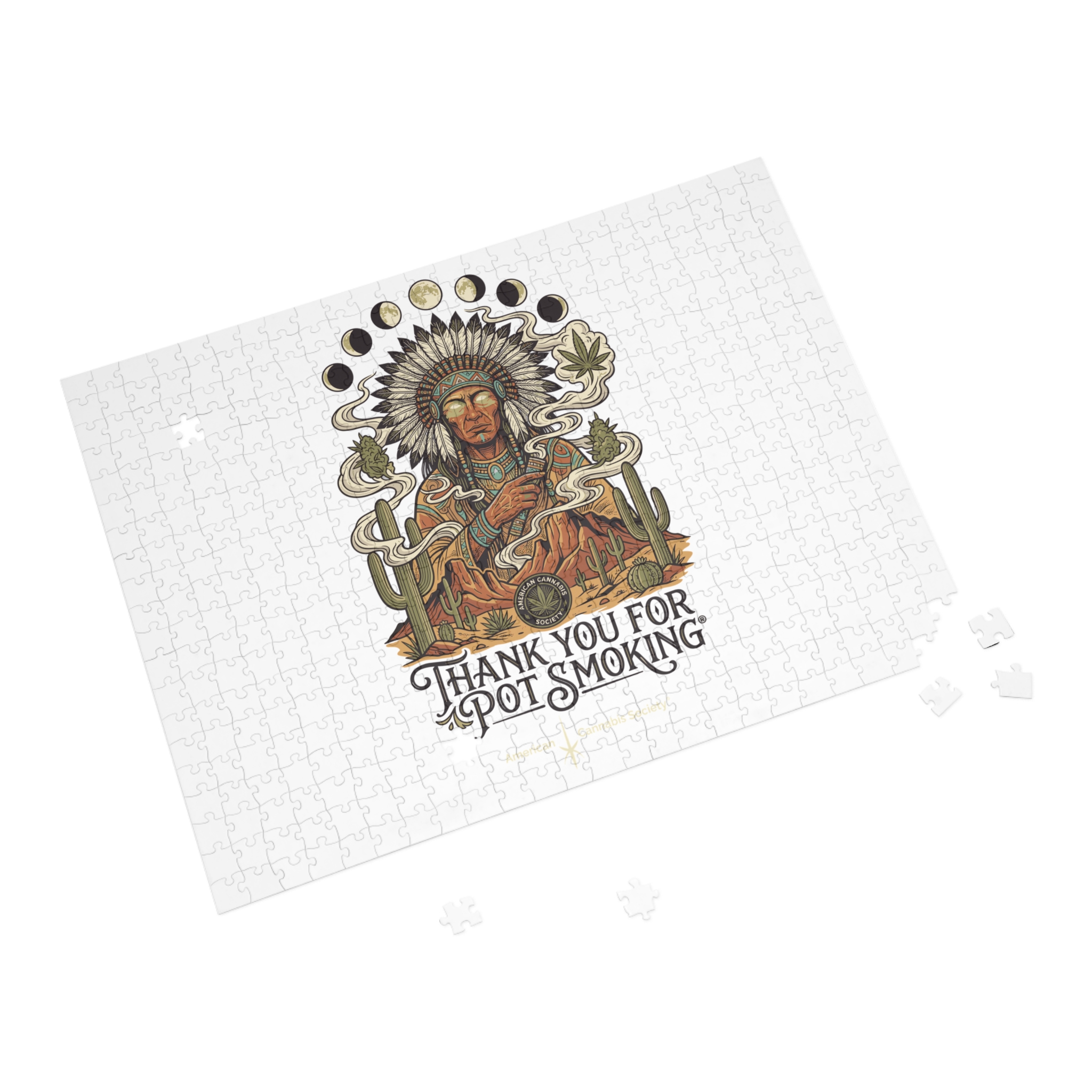 Thank You For Pot Smoking® Jigsaw Puzzle with Gift Box – view 2