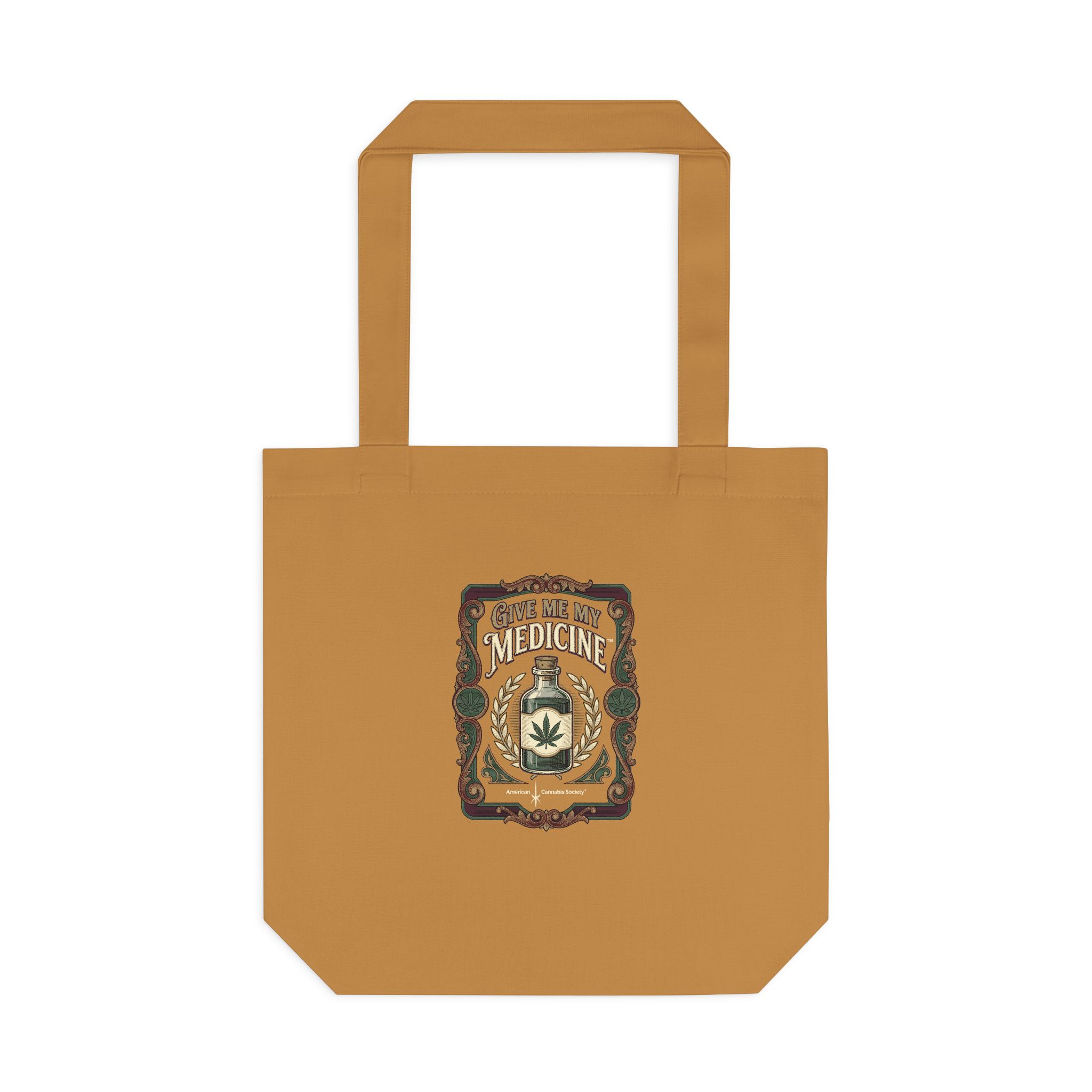 Give Me My Medicine™ Cotton Canvas Tote – Camel