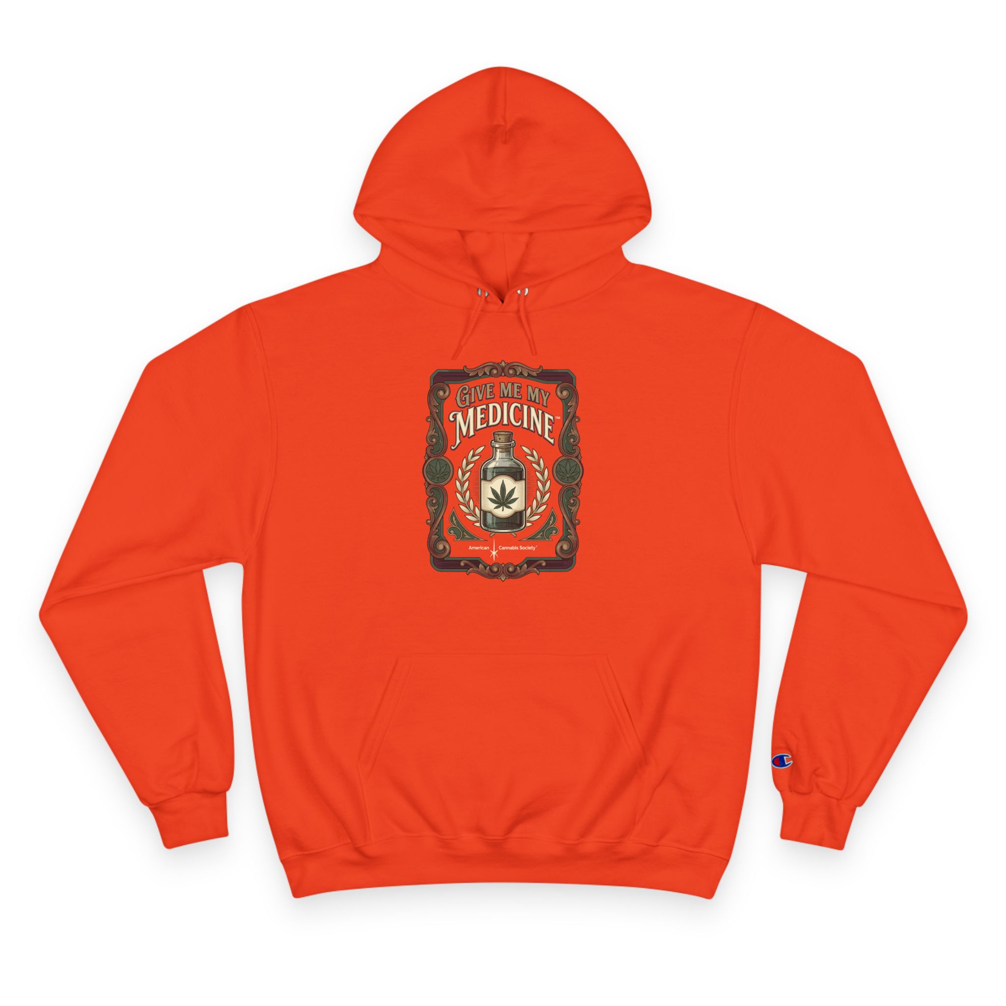 Give Me My Medicine™ Heavyweight Pullover Hoodie – Orange