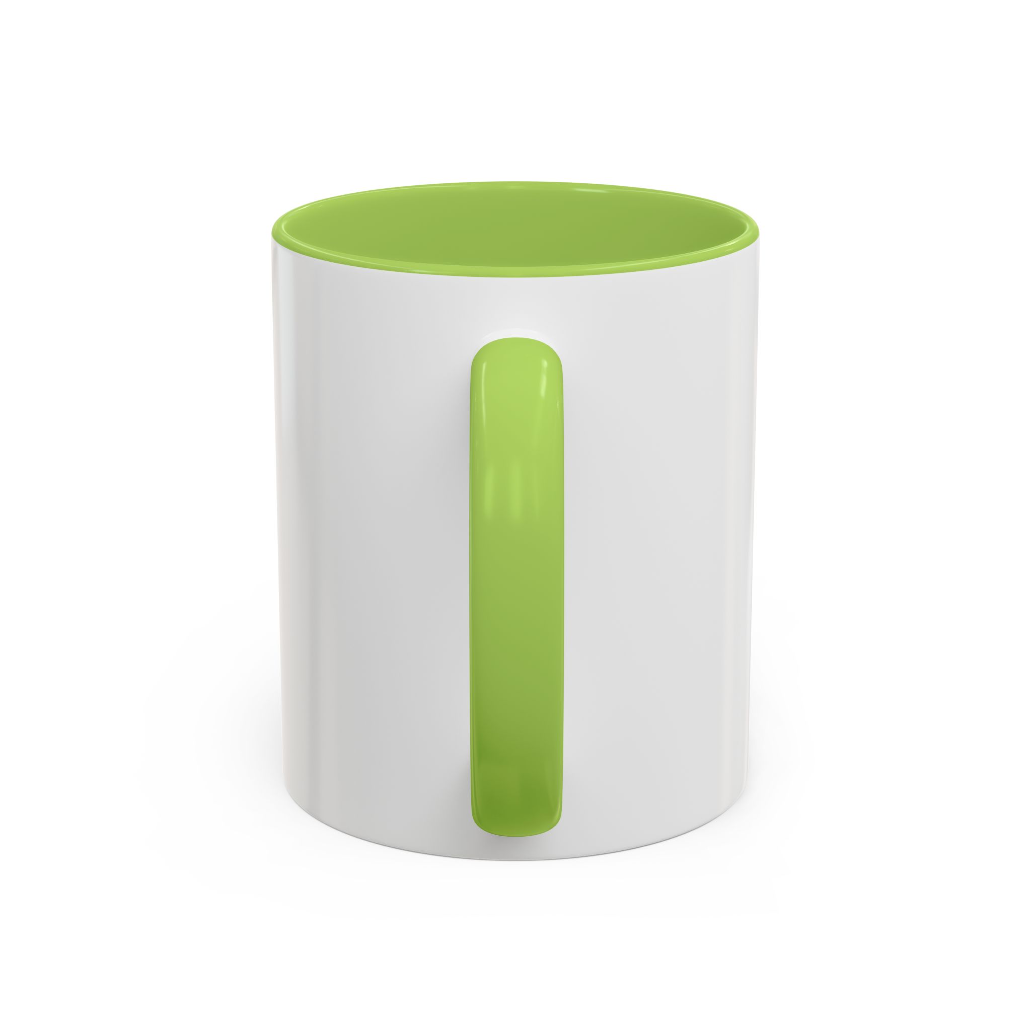 Thank You For Pot Smoking® Colored Interior Coffee Mug – Light Green – view 4