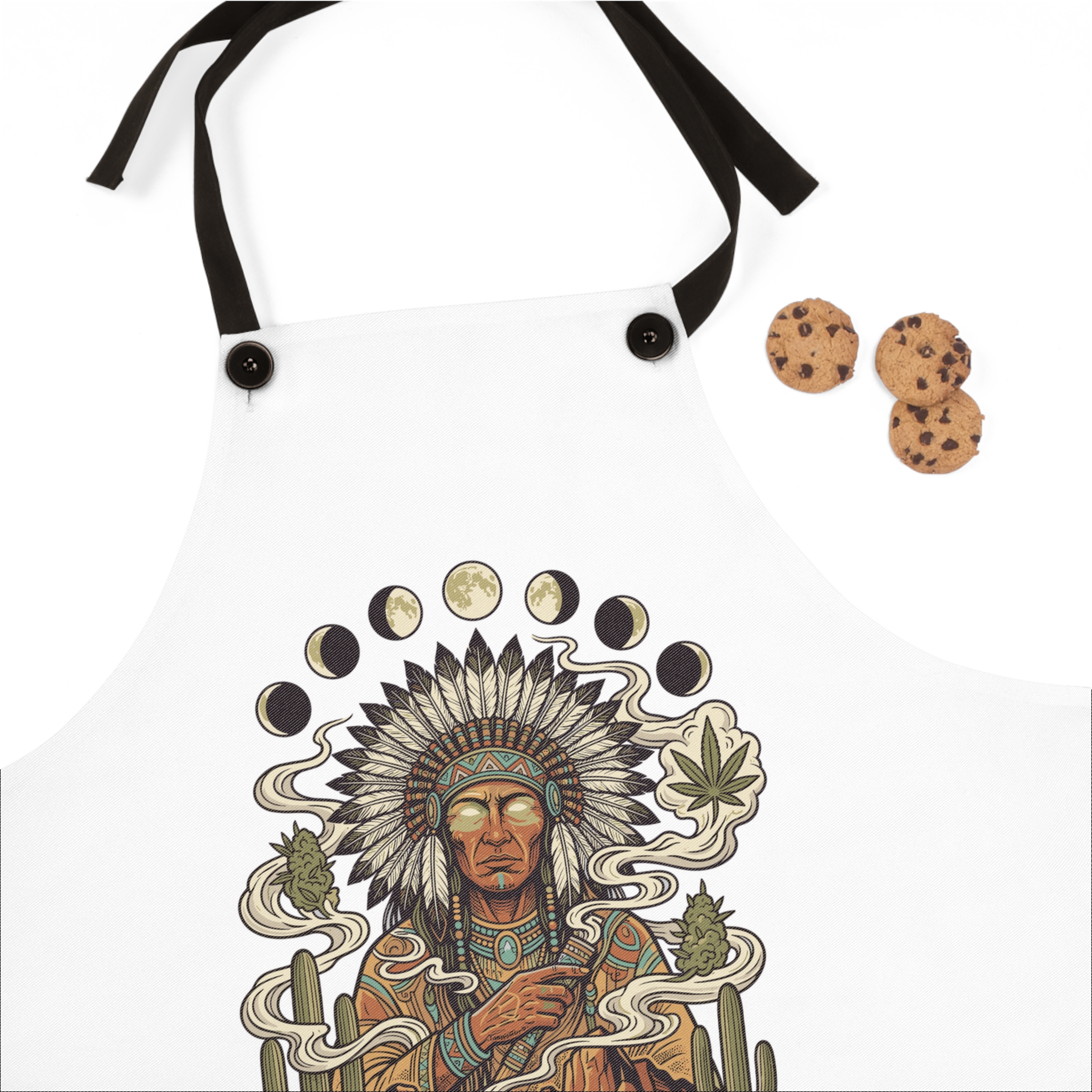 Thank You For Pot Smoking® Desert Chief Polyester Apron – One Size – view 2