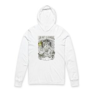I Am Not A Criminal™ Knight Hooded Long Sleeve Tee — American Cannabis Society® Lightweight Hoodie Tee