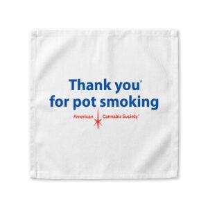 Thank You For Pot Smoking® Cotton Twill Napkin – 10″ × 10″