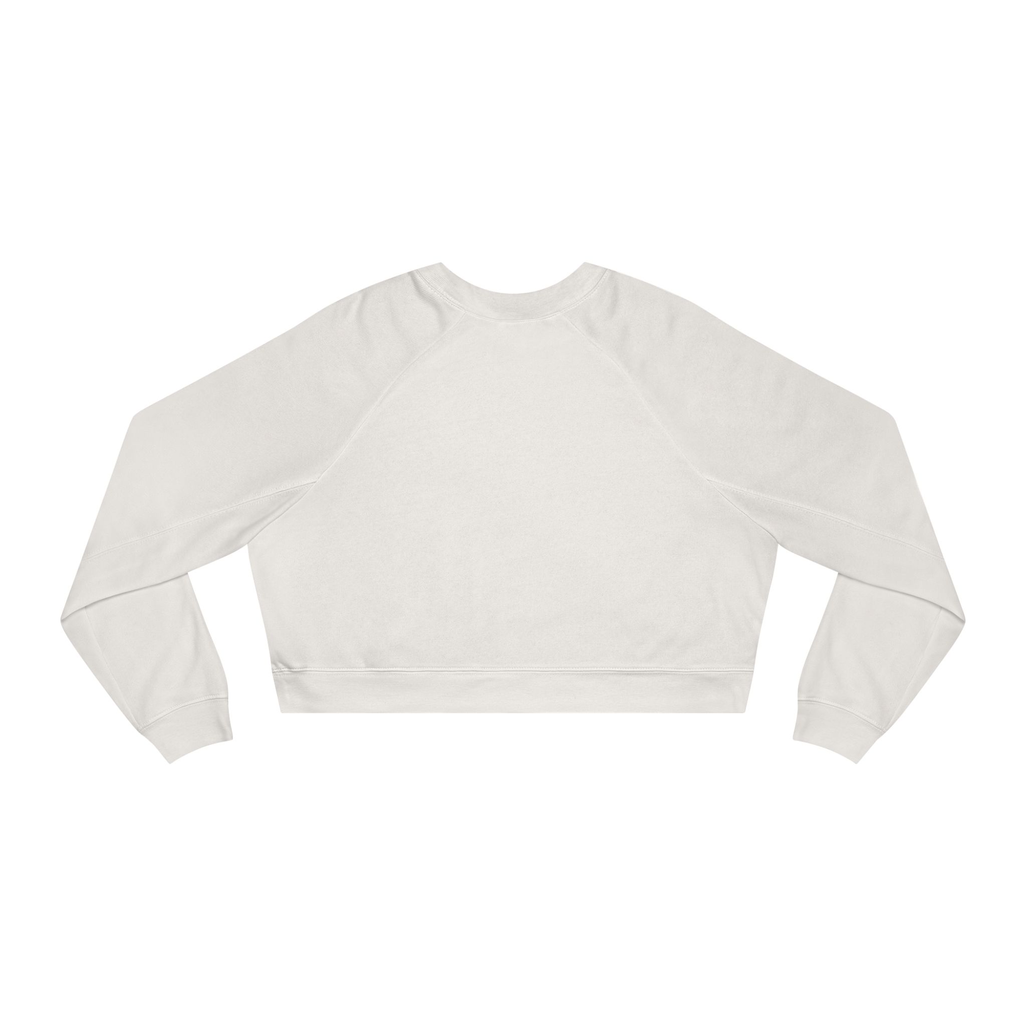 Thank You For Pot Smoking® Desert Chief Women's Cropped Fleece Pullover – Vintage White – view 2