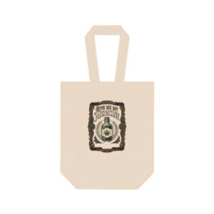 Give Me My Medicine™ Double Wine Tote Bag – Natural