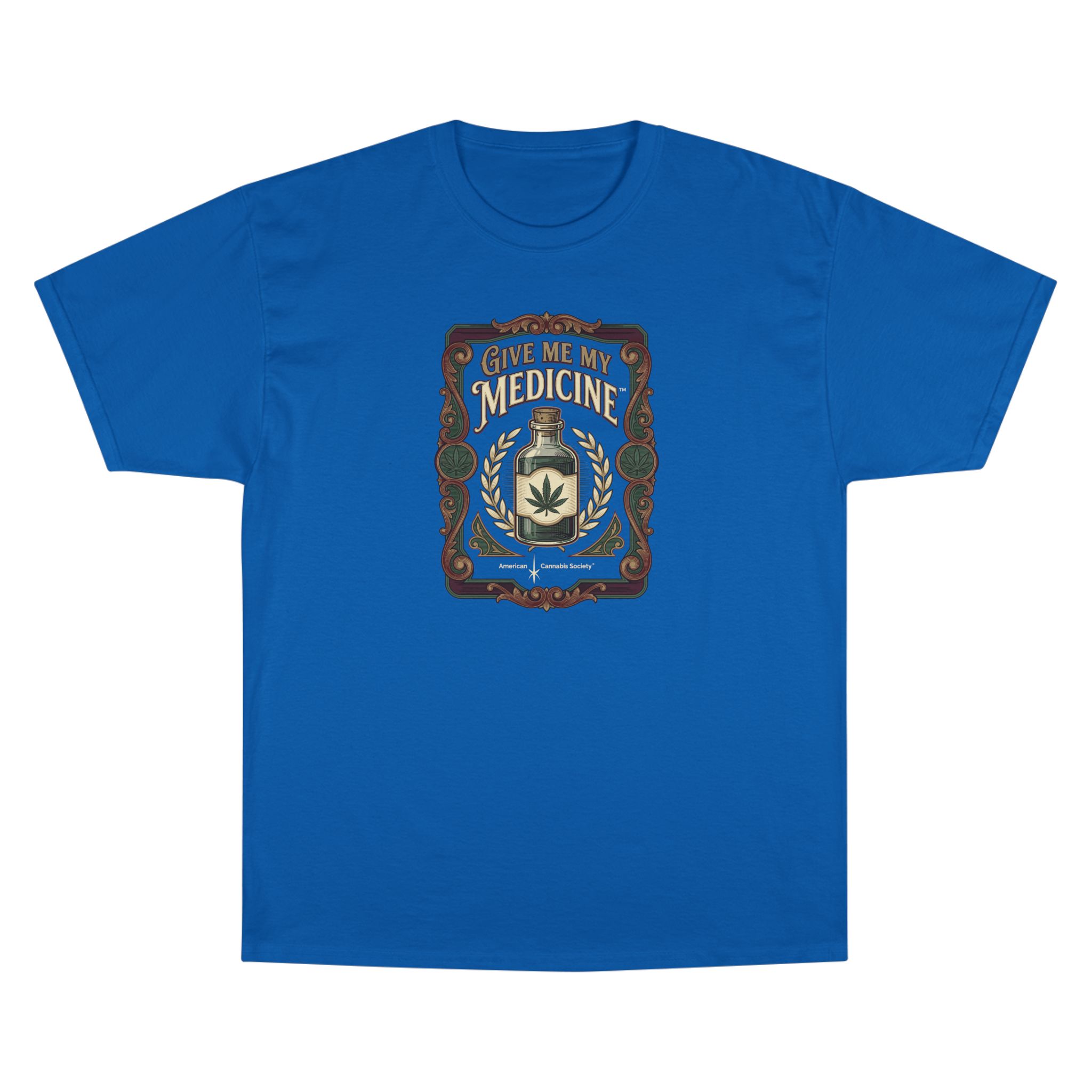 Give Me My Medicine™ Classic Cotton Tee – Royal Blue