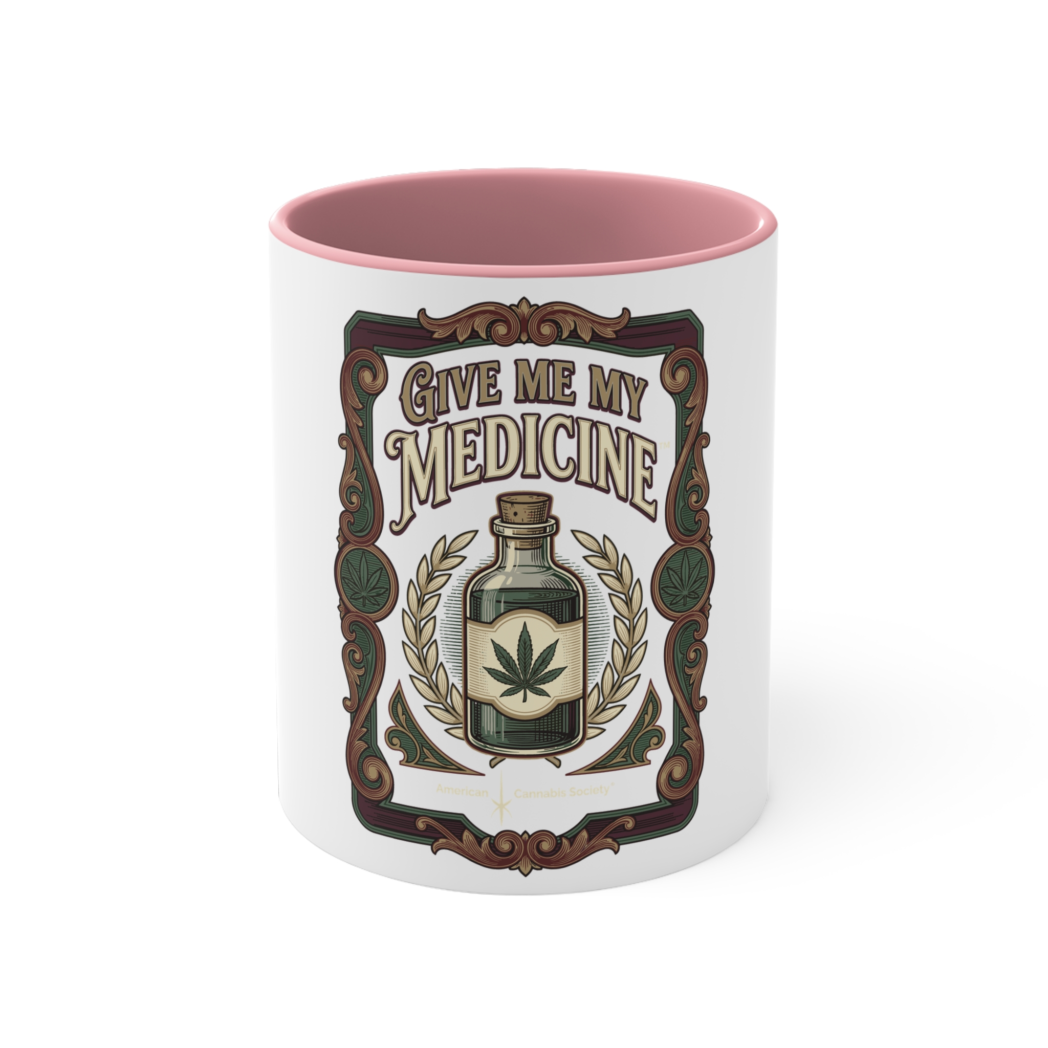 Give Me My Medicine™ 11oz Accent Mug – Pink