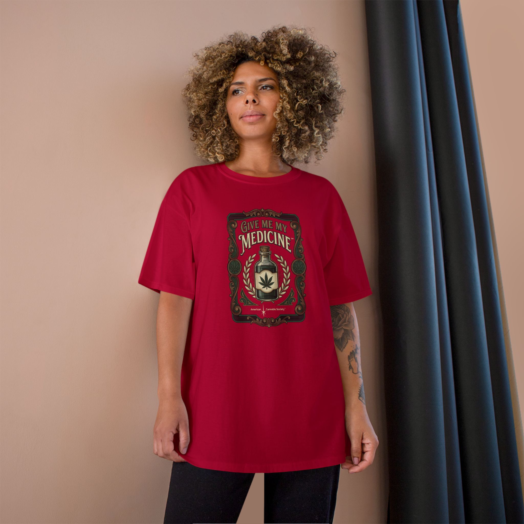 Give Me My Medicine™ Classic Cotton Tee – Red, view 4