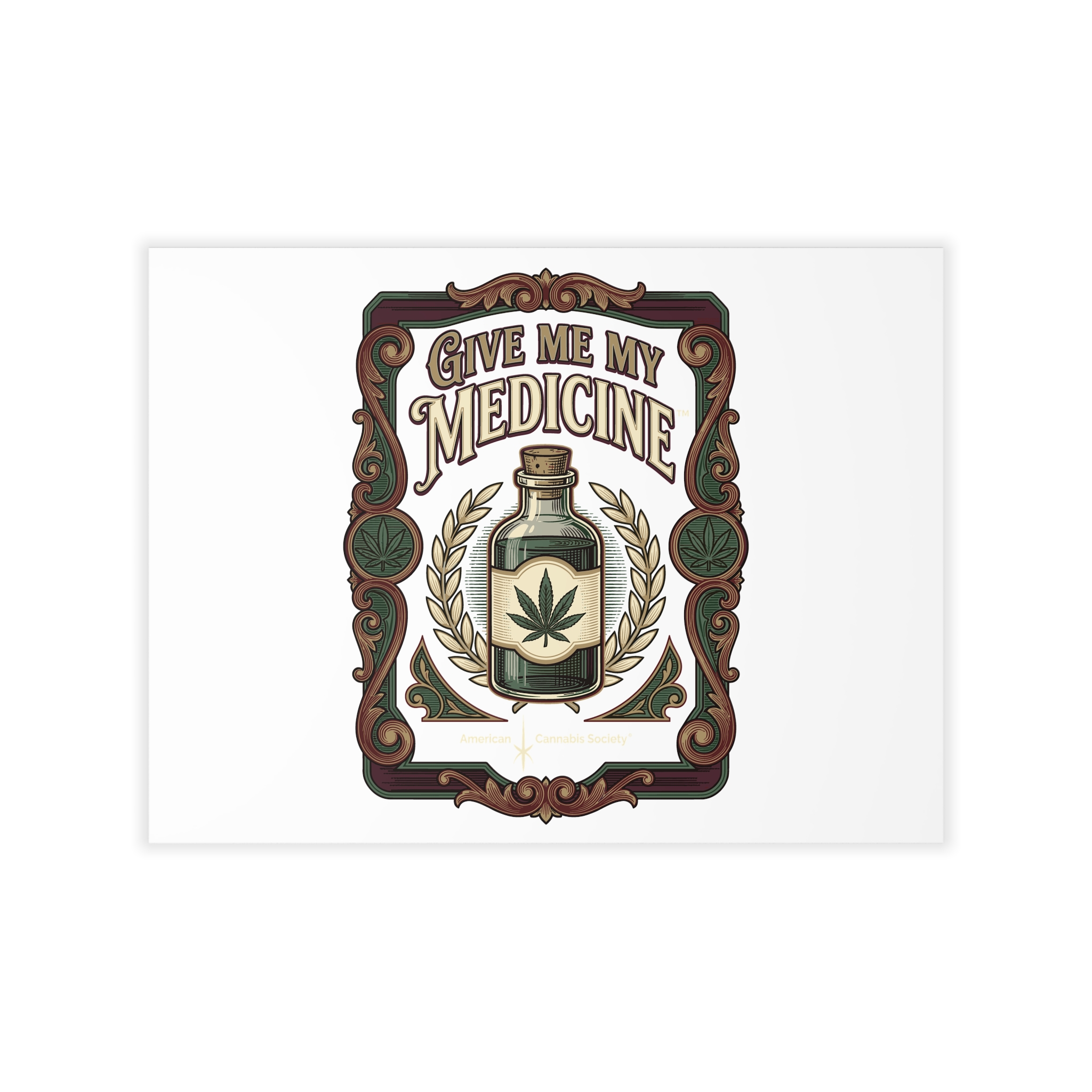 Give Me My Medicine™ Wall Decal – 24″ x 18″