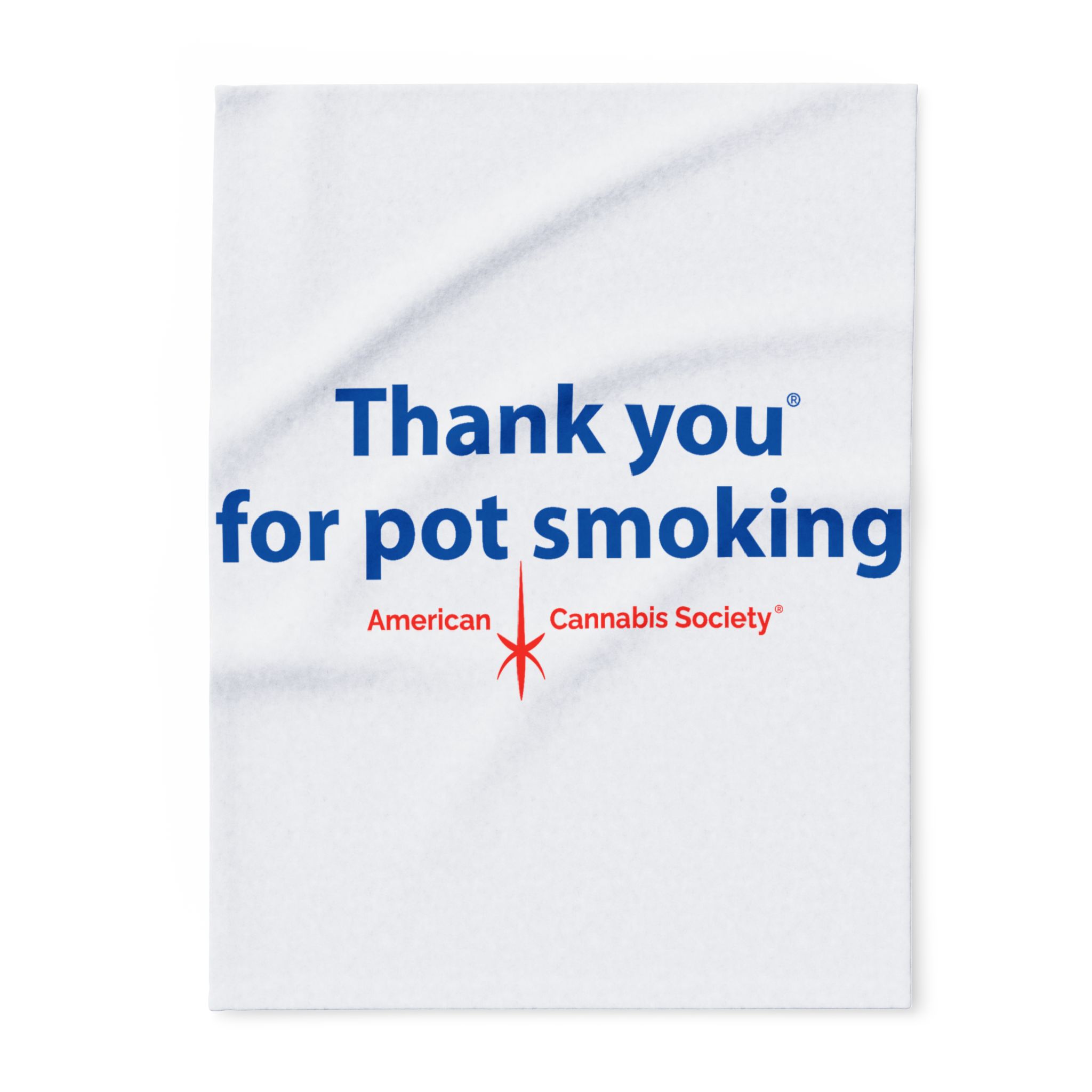 Thank You For Pot Smoking® Arctic Fleece Blanket – 30'' × 40''