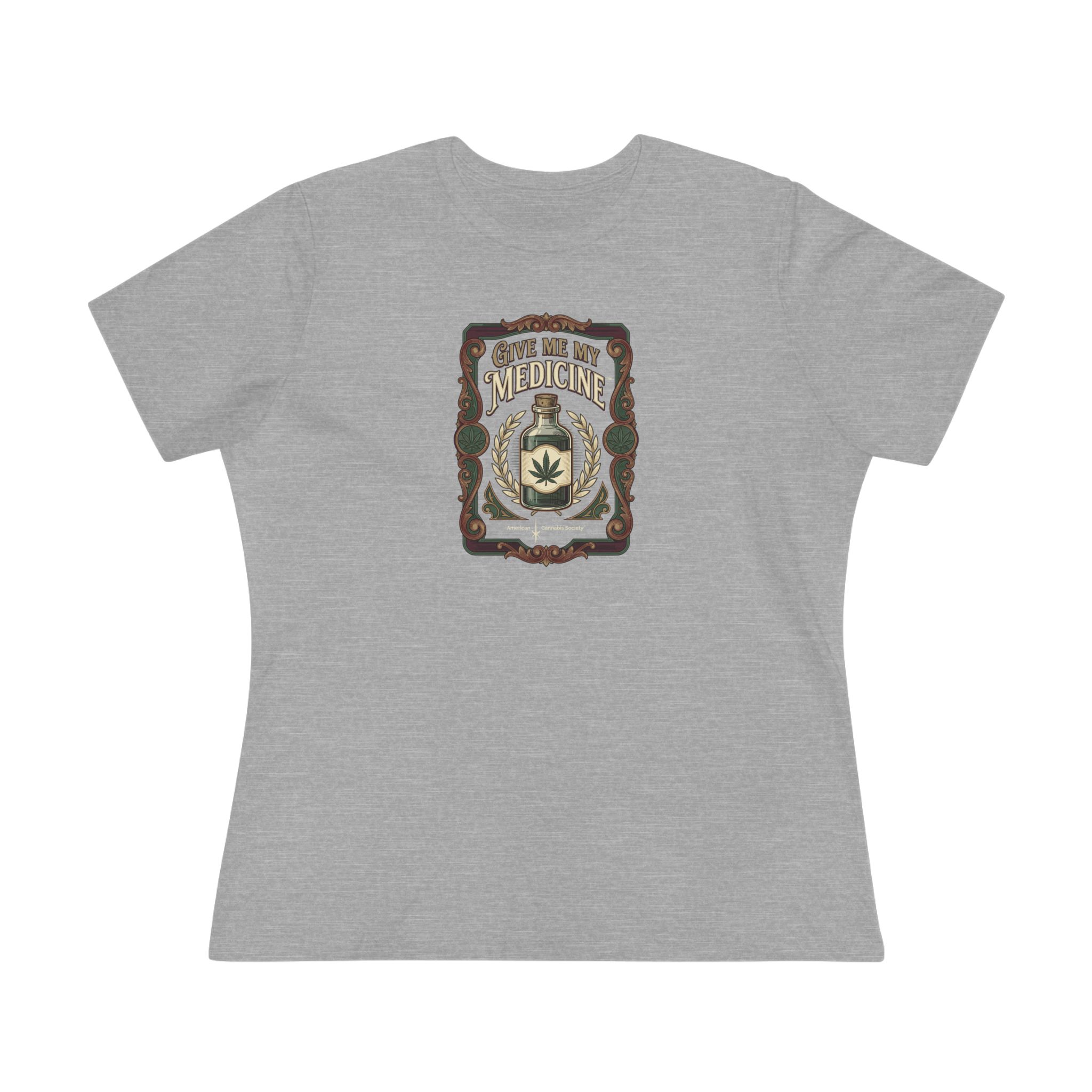 Give Me My Medicine™ Women’s Cotton Tee – Athletic Heather