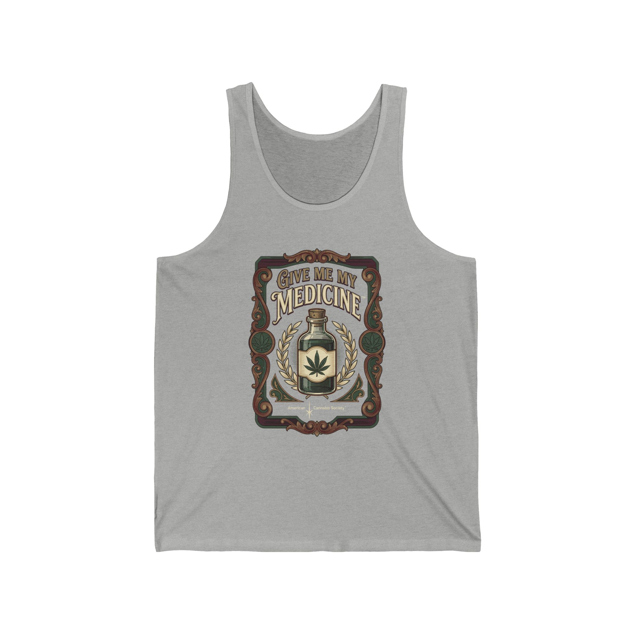 Give Me My Medicine™ Unisex Jersey Tank – Athletic Heather
