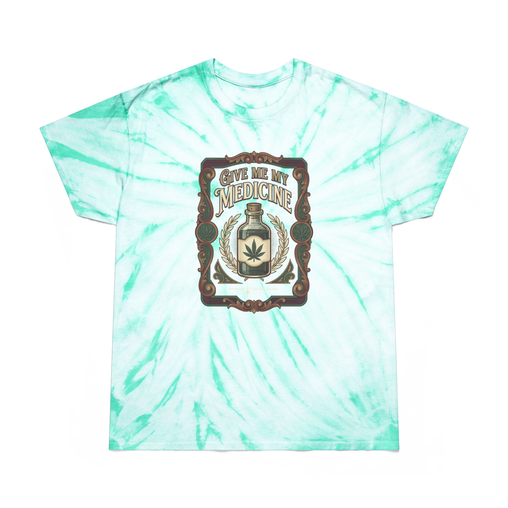 Give Me My Medicine™ Cyclone Tie-Dye Tee – Mint