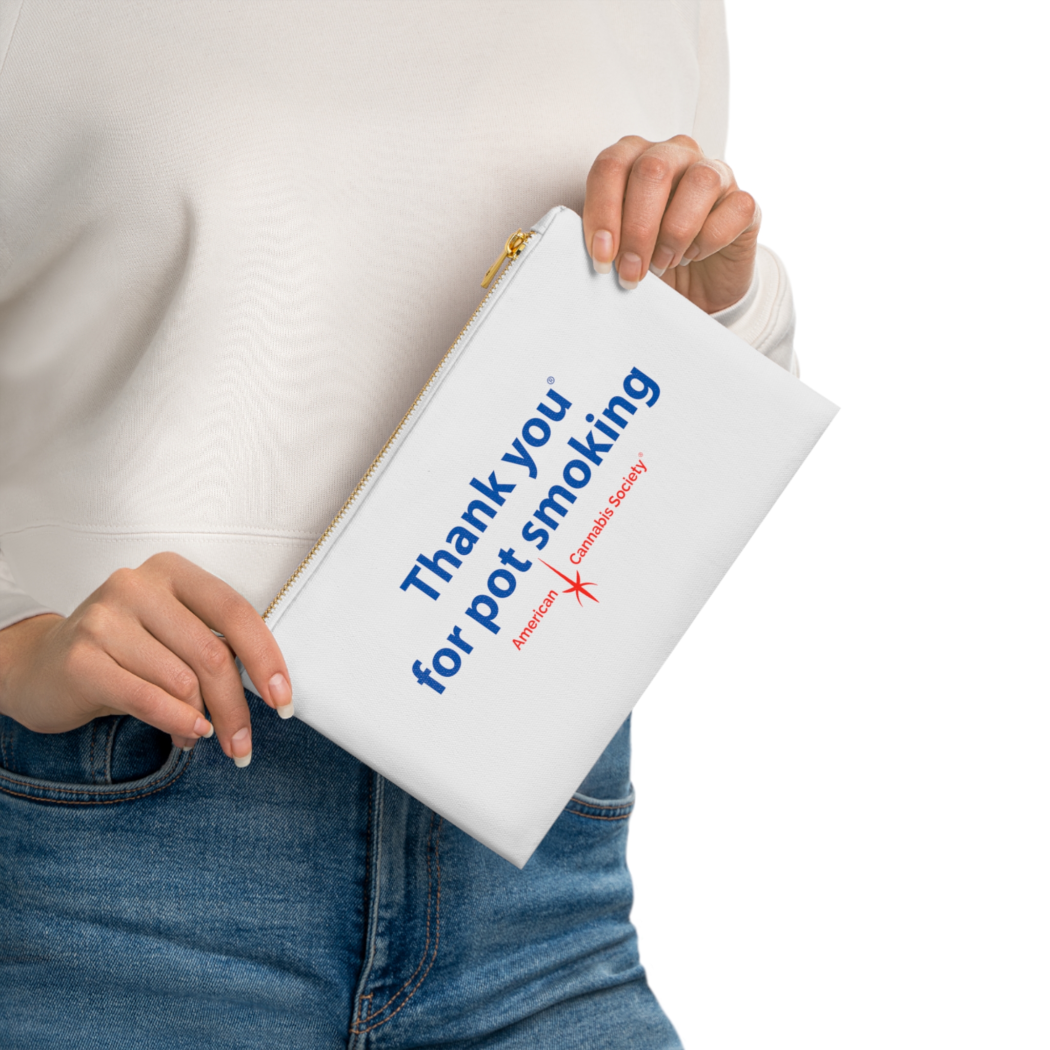 Cosmetic Bag - Authentic Thank You For Pot Smoking® - Approved by the American Cannabis Society® - Image 4