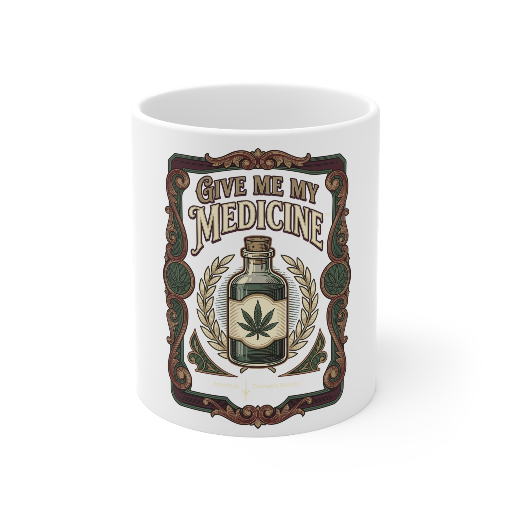 Give Me My Medicine™ White Ceramic Mug, 11oz – 11oz