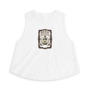 Give Me My Medicine™ Women's Relaxed Crop Top – Solid White Blend