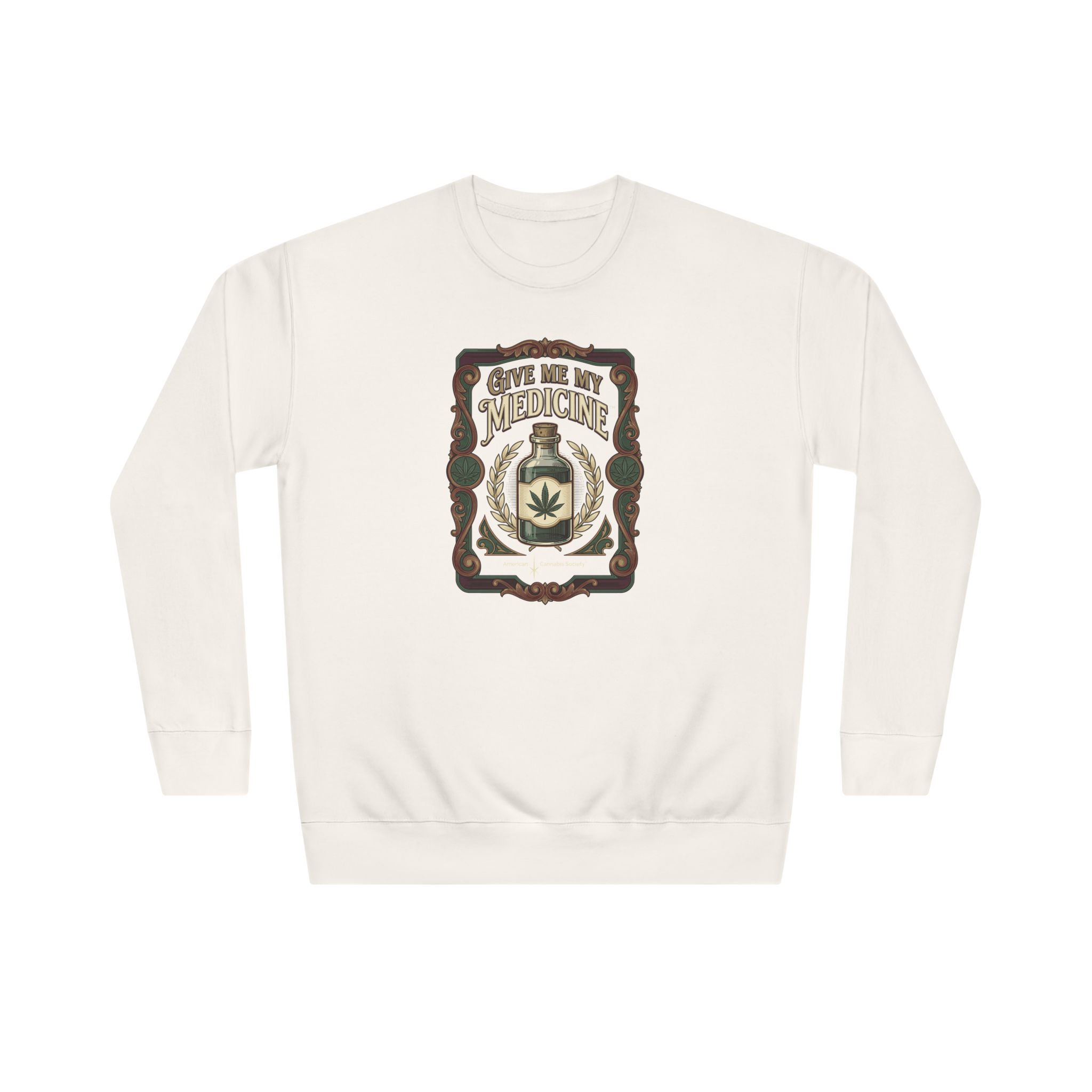 Give Me My Medicine™ Unisex Crew Sweatshirt – Bone